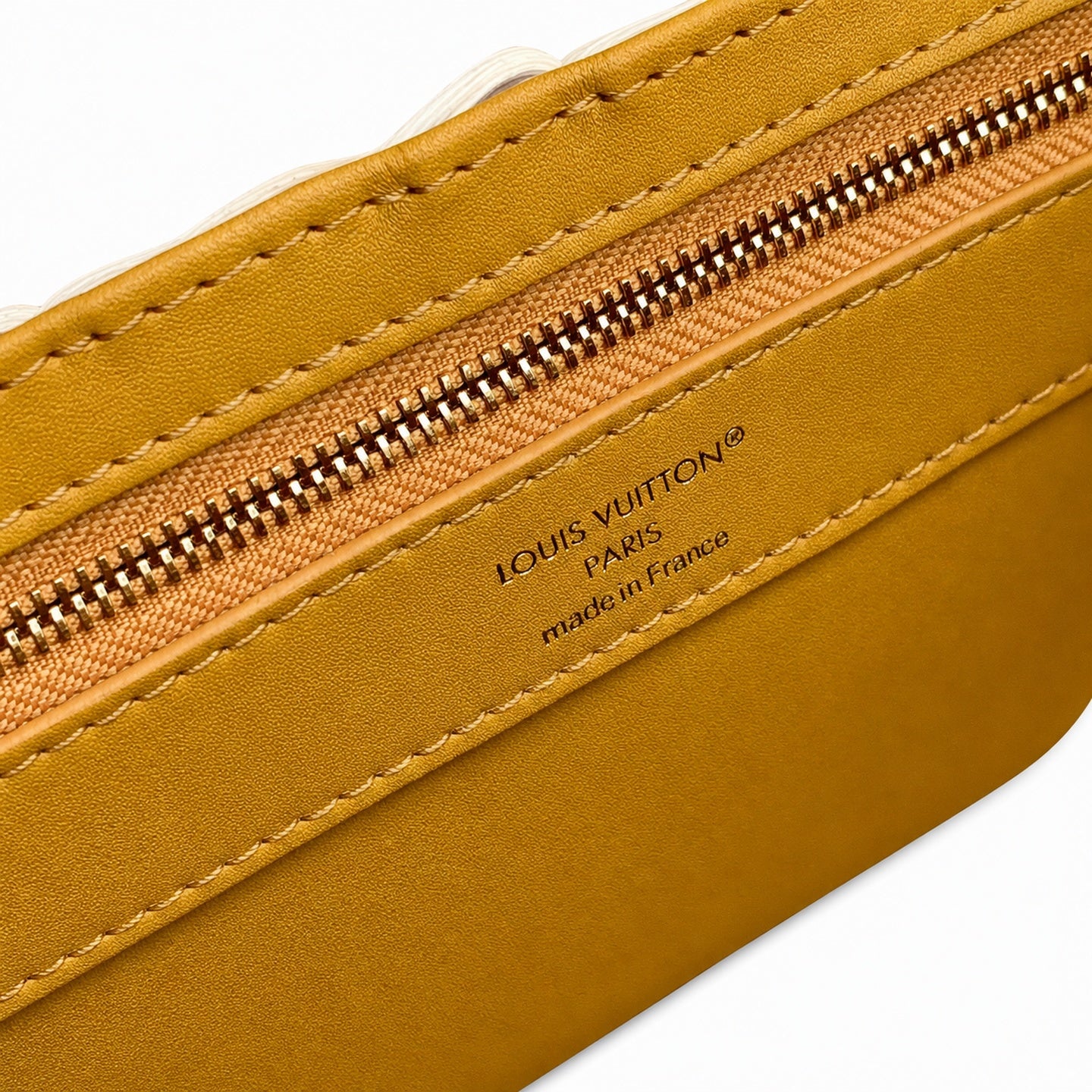 Louis Vuitton Capucines Mini Leather Yellow Handbag