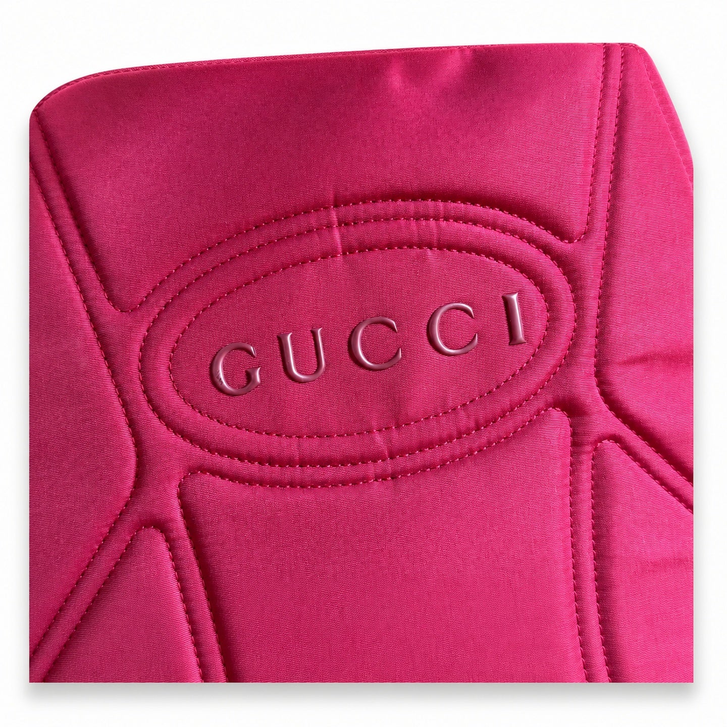 Gucci Men's Medium Canvas Nylon Leather Beige Brown Red Green Silver Bag