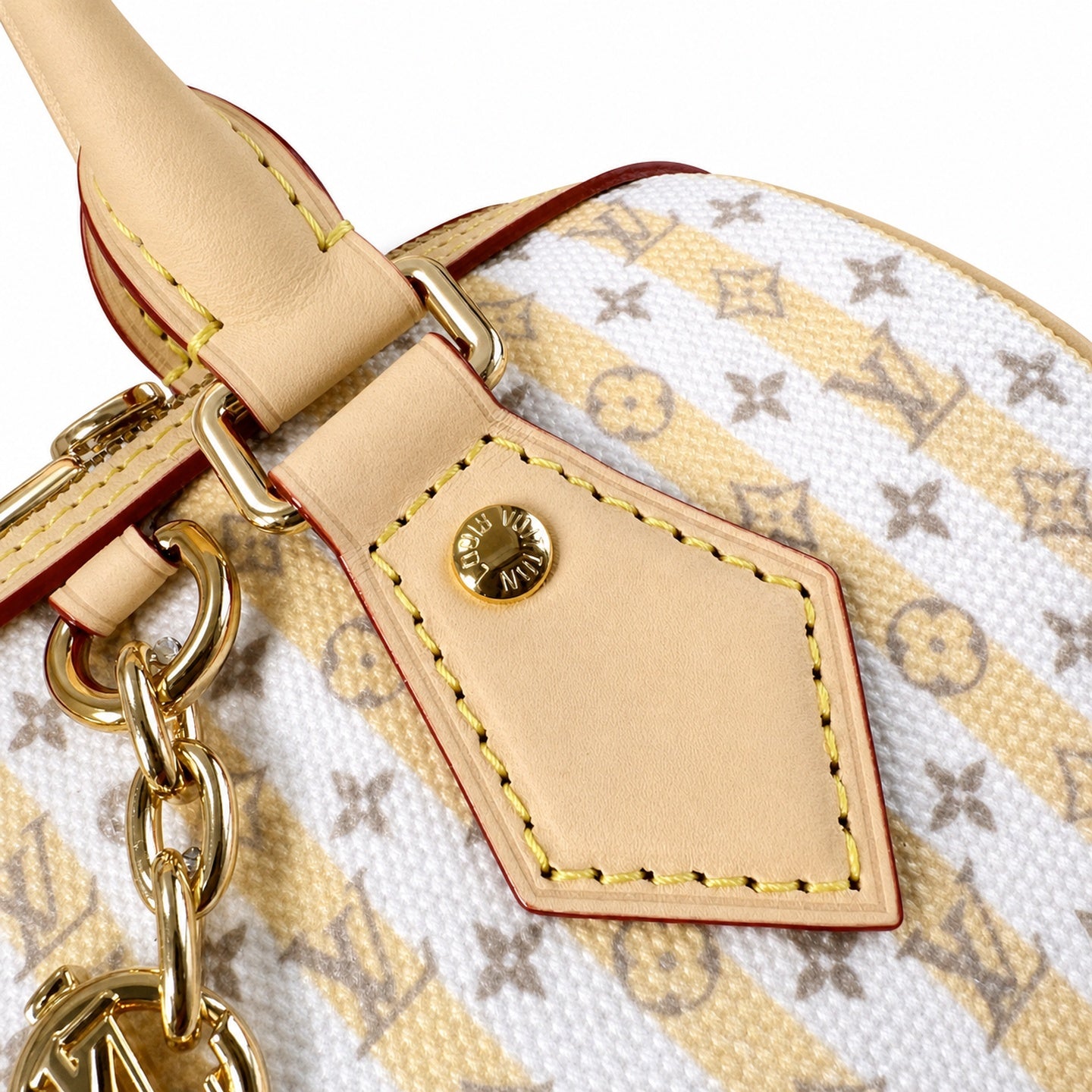 Louis Vuitton Speedy Bandouliere Mini Canvas Leather Handbag