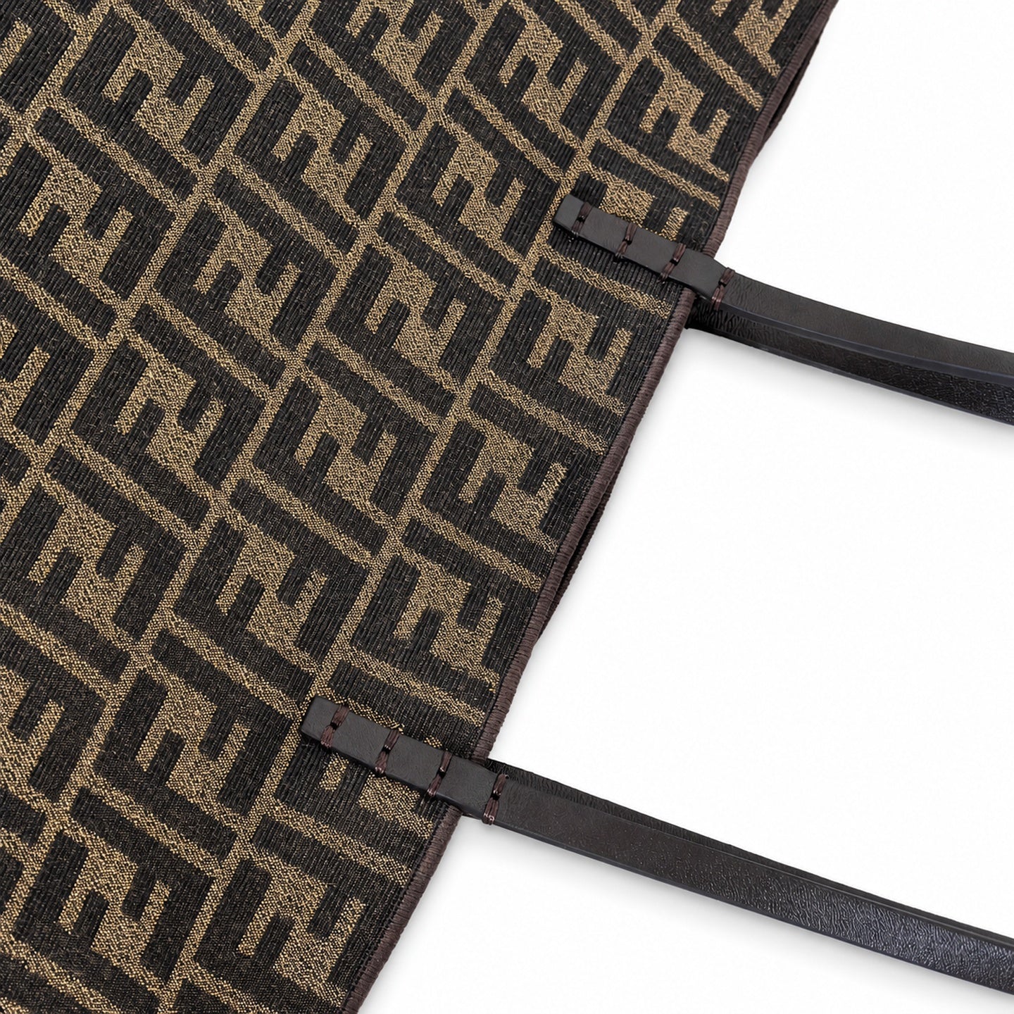 Fendi Roll Reversible Brown Bag