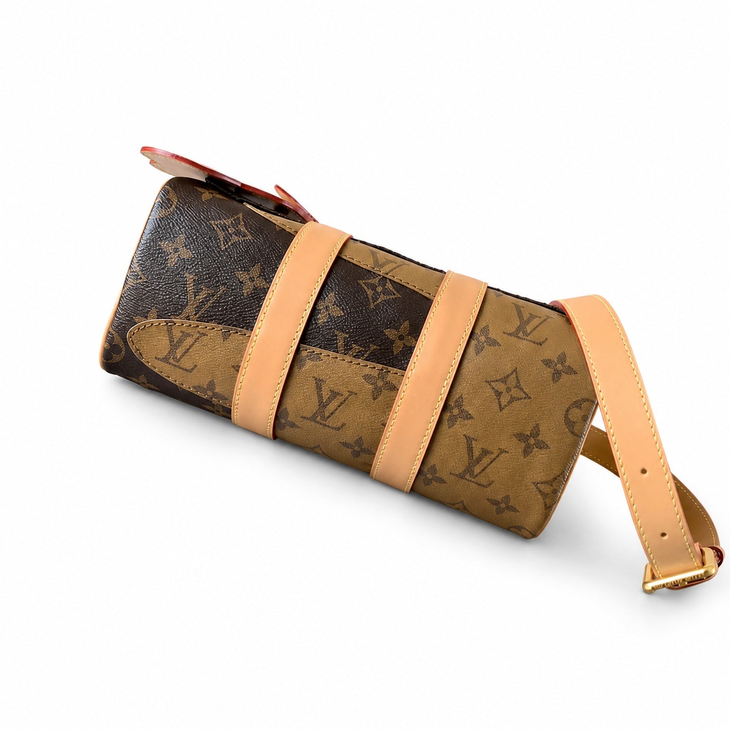Louis Vuitton Keepall Embroidered Canvas Handbag
