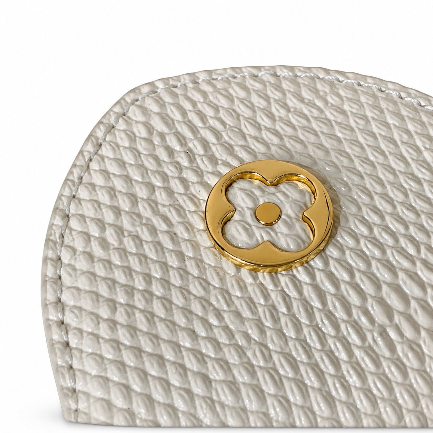 Louis Vuitton Capucines Jacquard Leather White Handbag