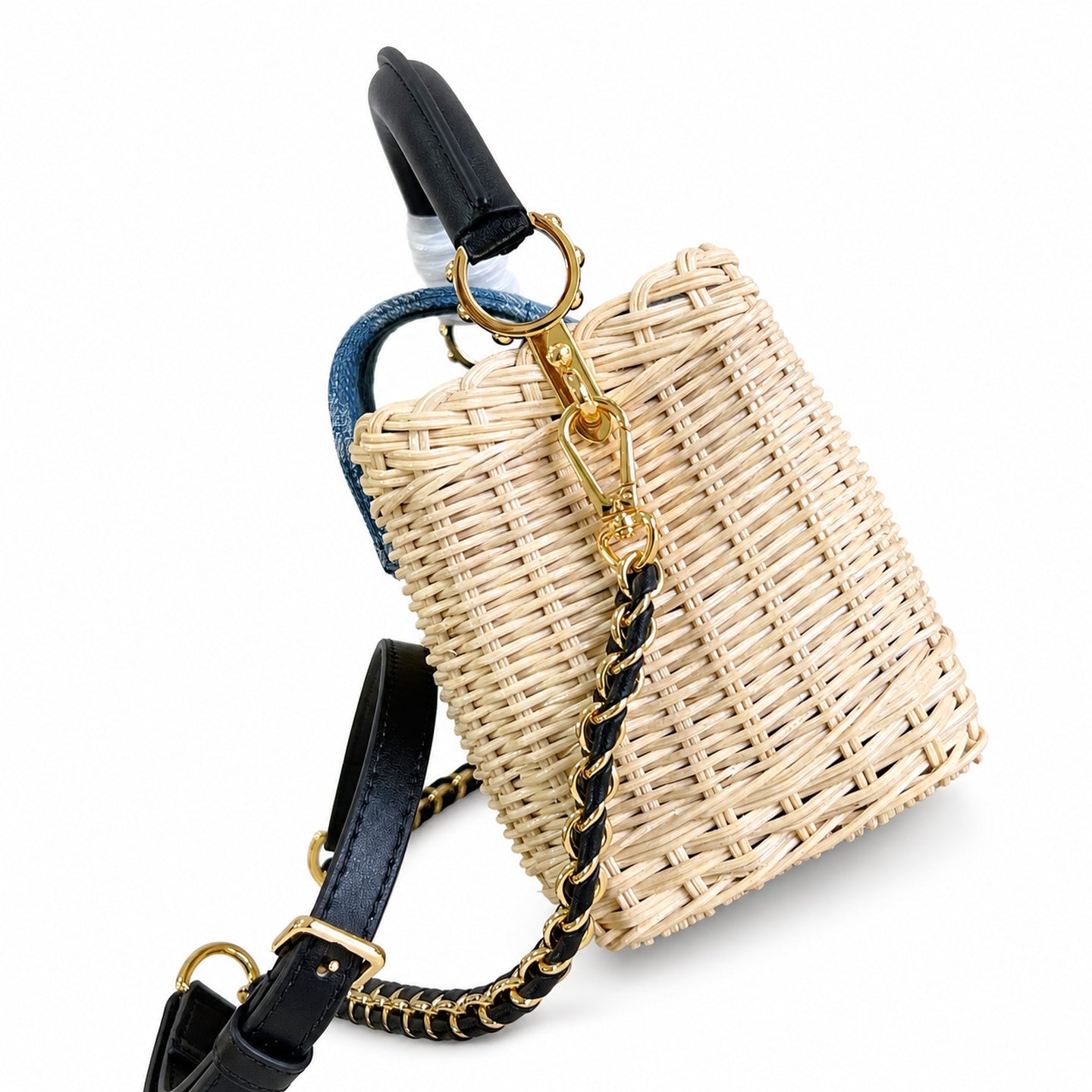 Louis Vuitton Capucines Takashi Murakami Mini Black Handbag