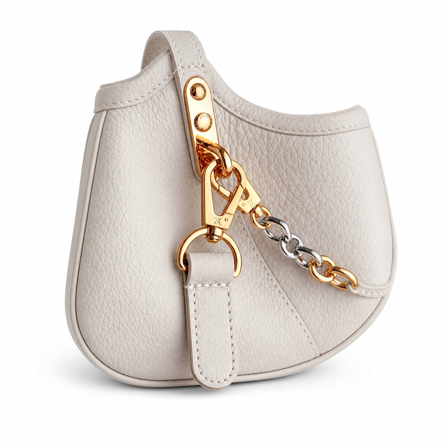 Louis Vuitton Capucines Medium Leather Gray Handbag