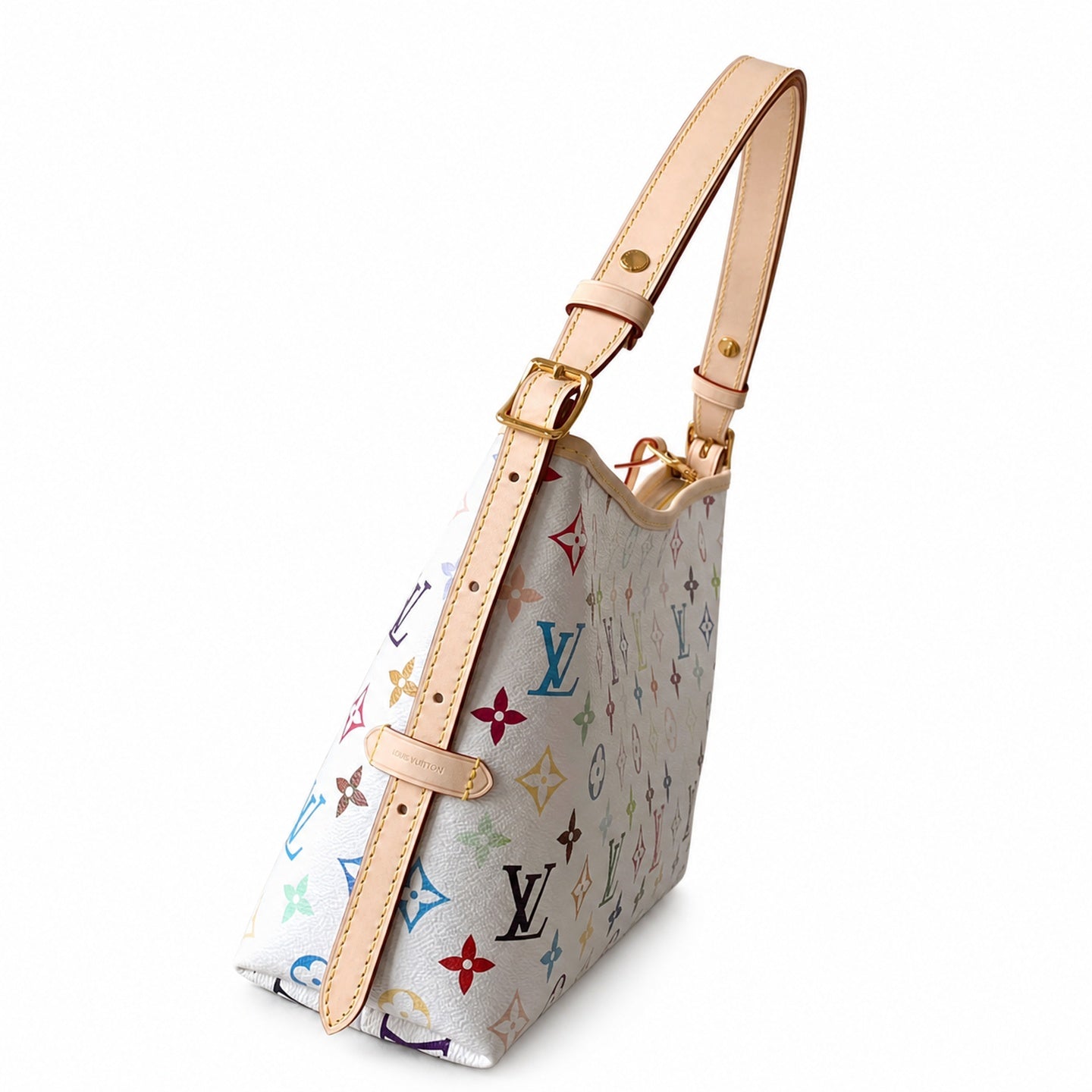 Louis Vuitton CarryAll Canvas Leather Handbag