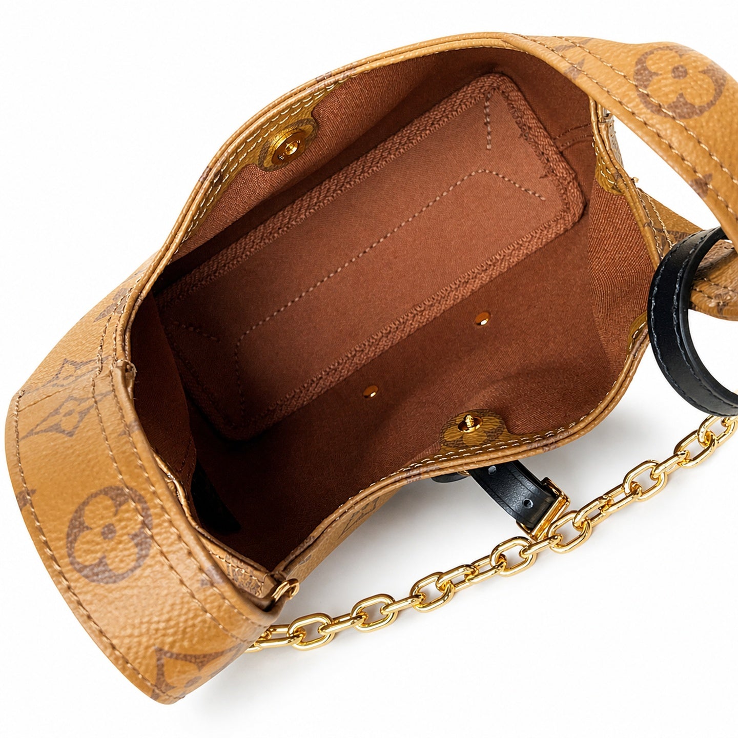 Louis Vuitton Atlantis Canvas Leather Yellow Handbag