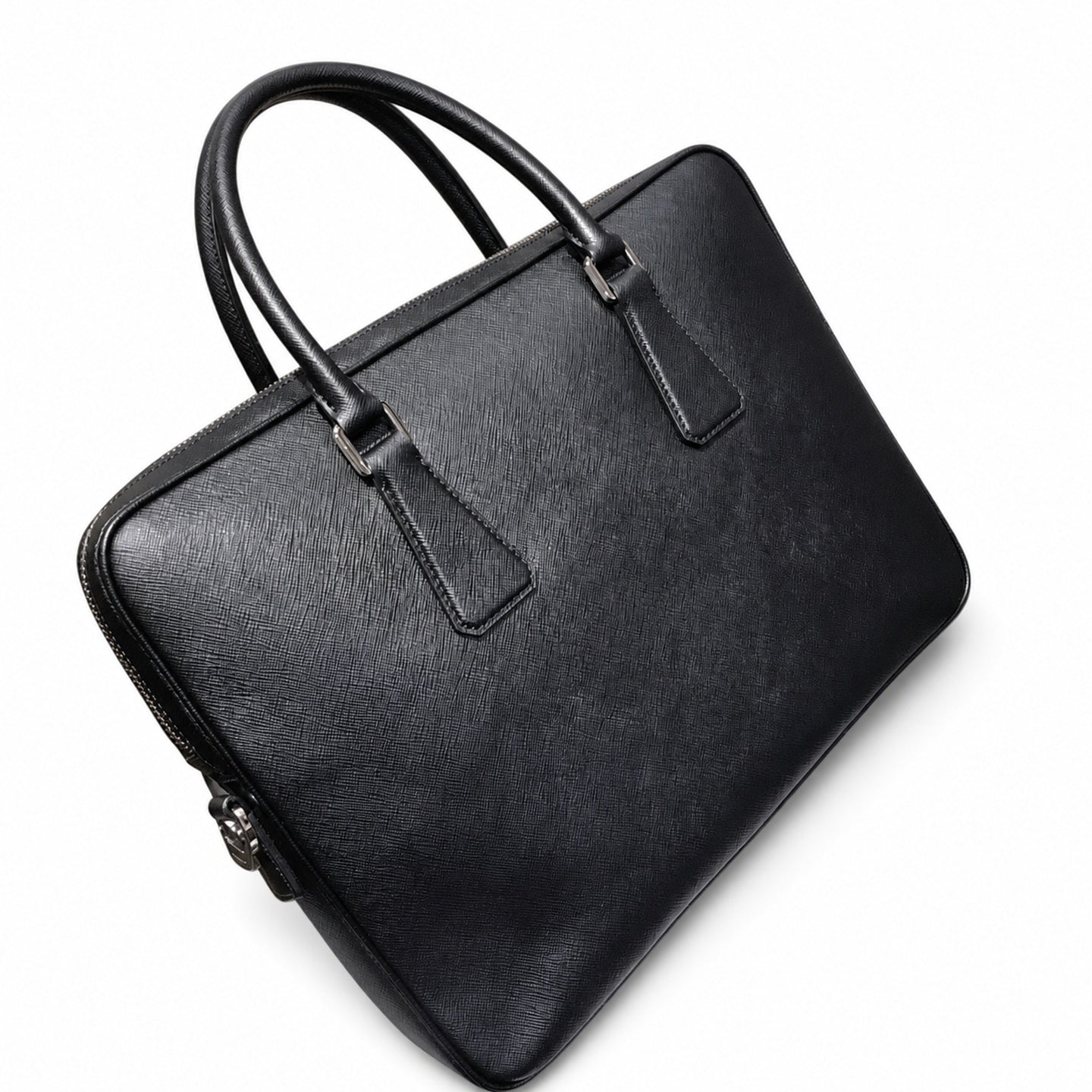 Prada Men's Leather Briefcase