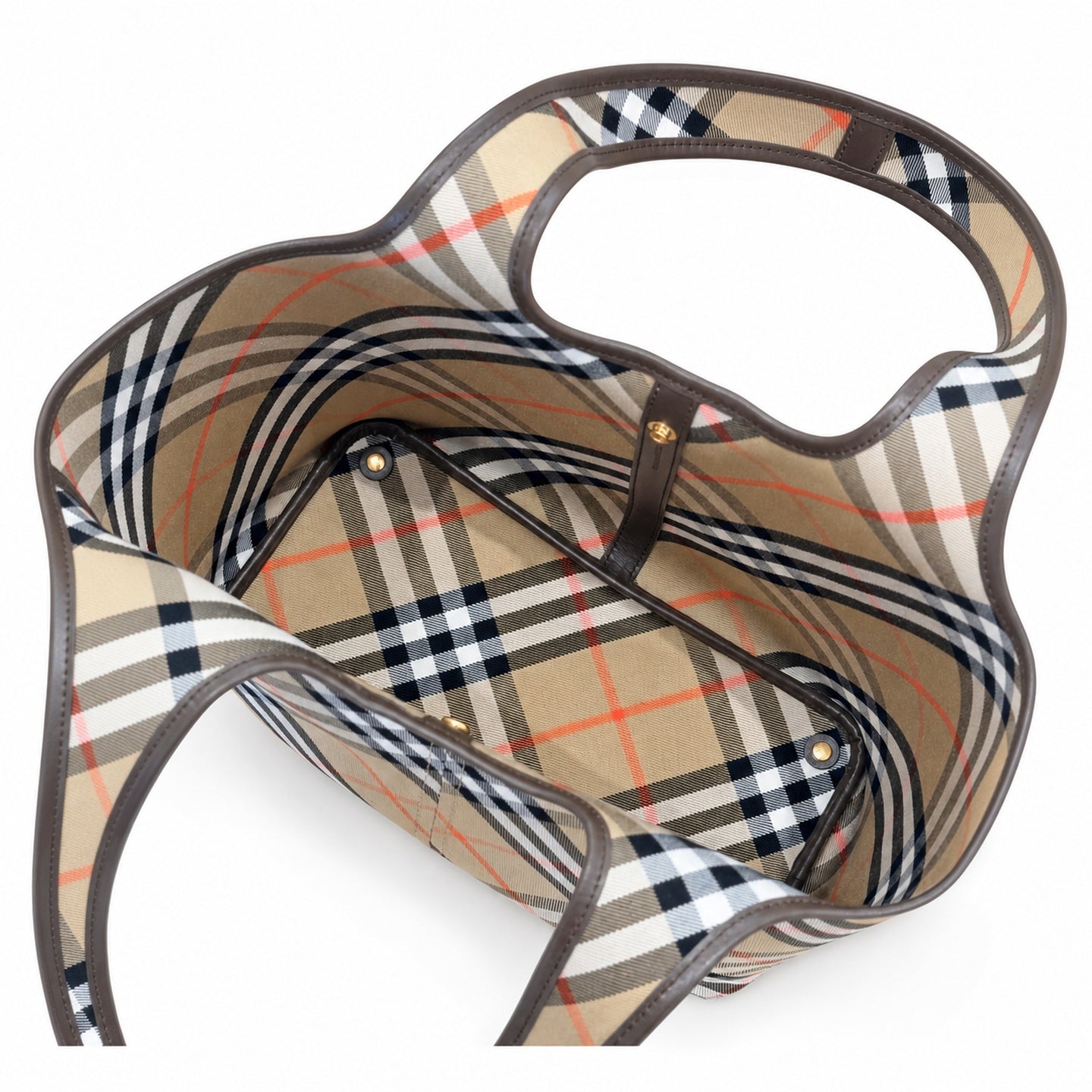 Burberry Cotton Check Shoulder Bag