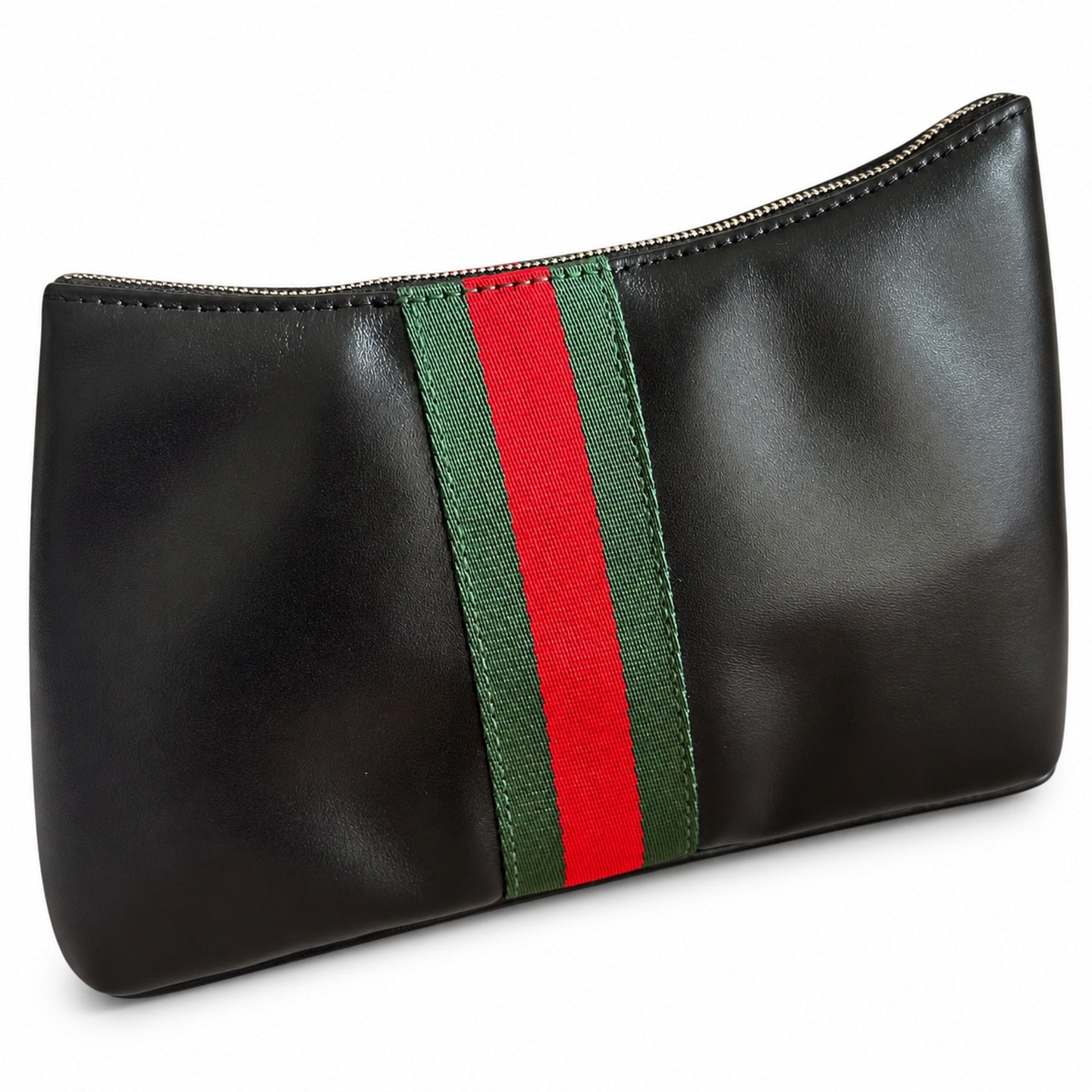 Gucci Leather Black Red Green Bag