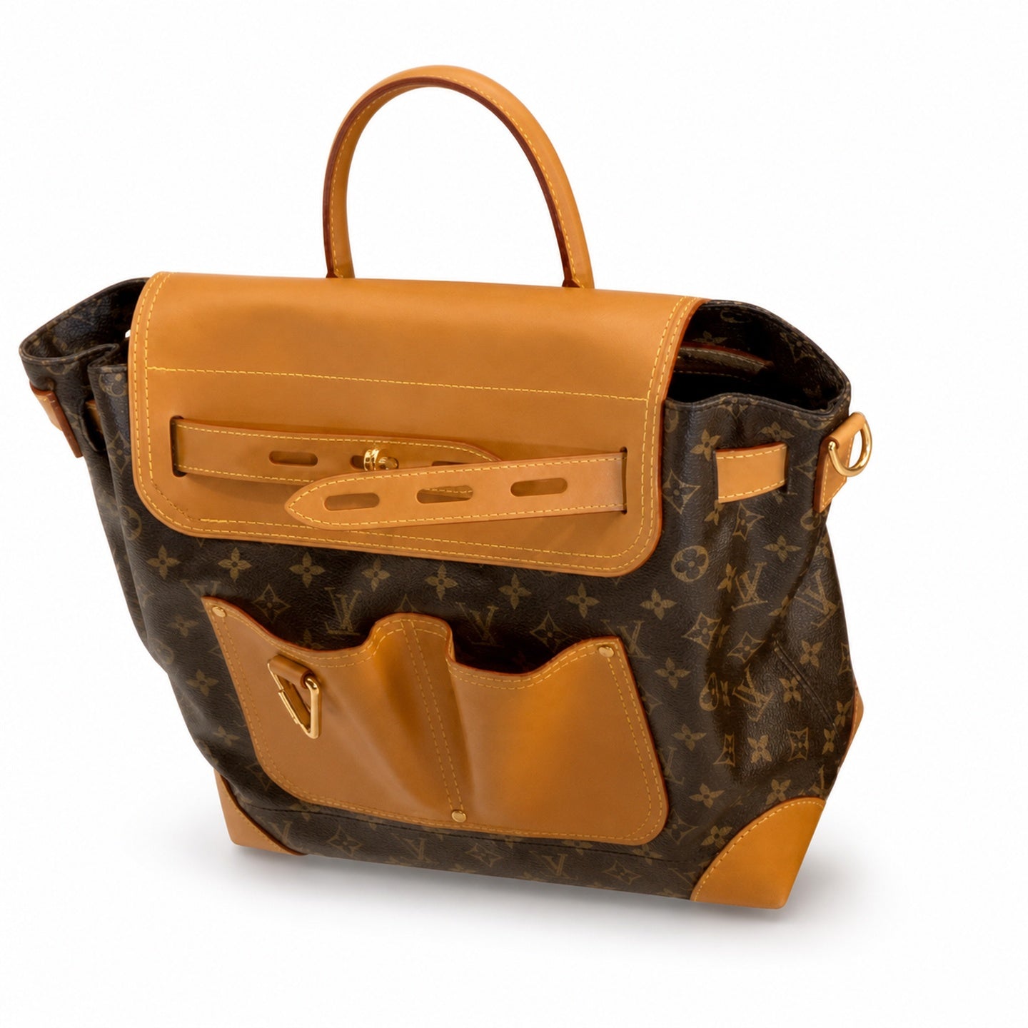 Louis Vuitton Leather Brown Handbag