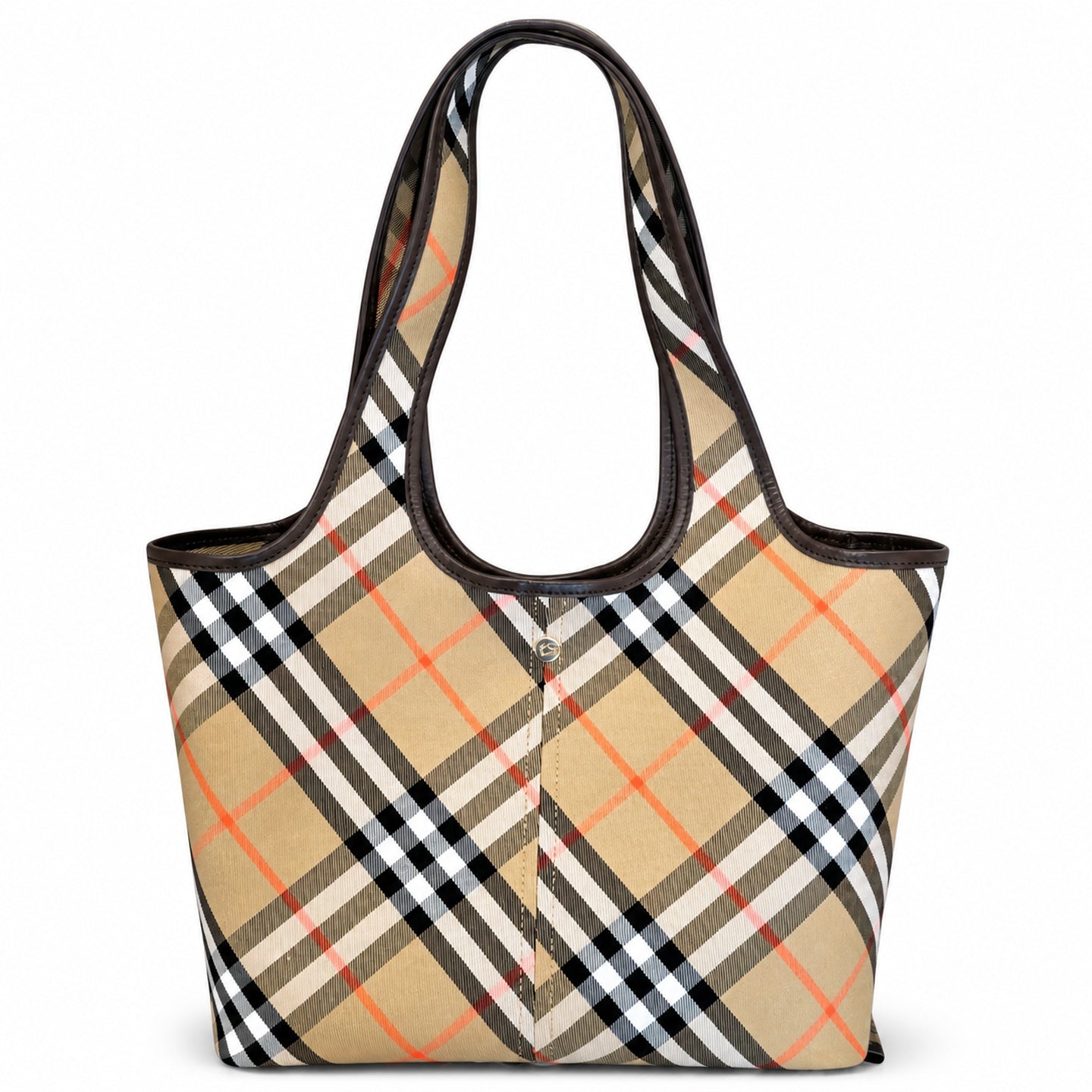 Burberry Cotton Check Shoulder Bag