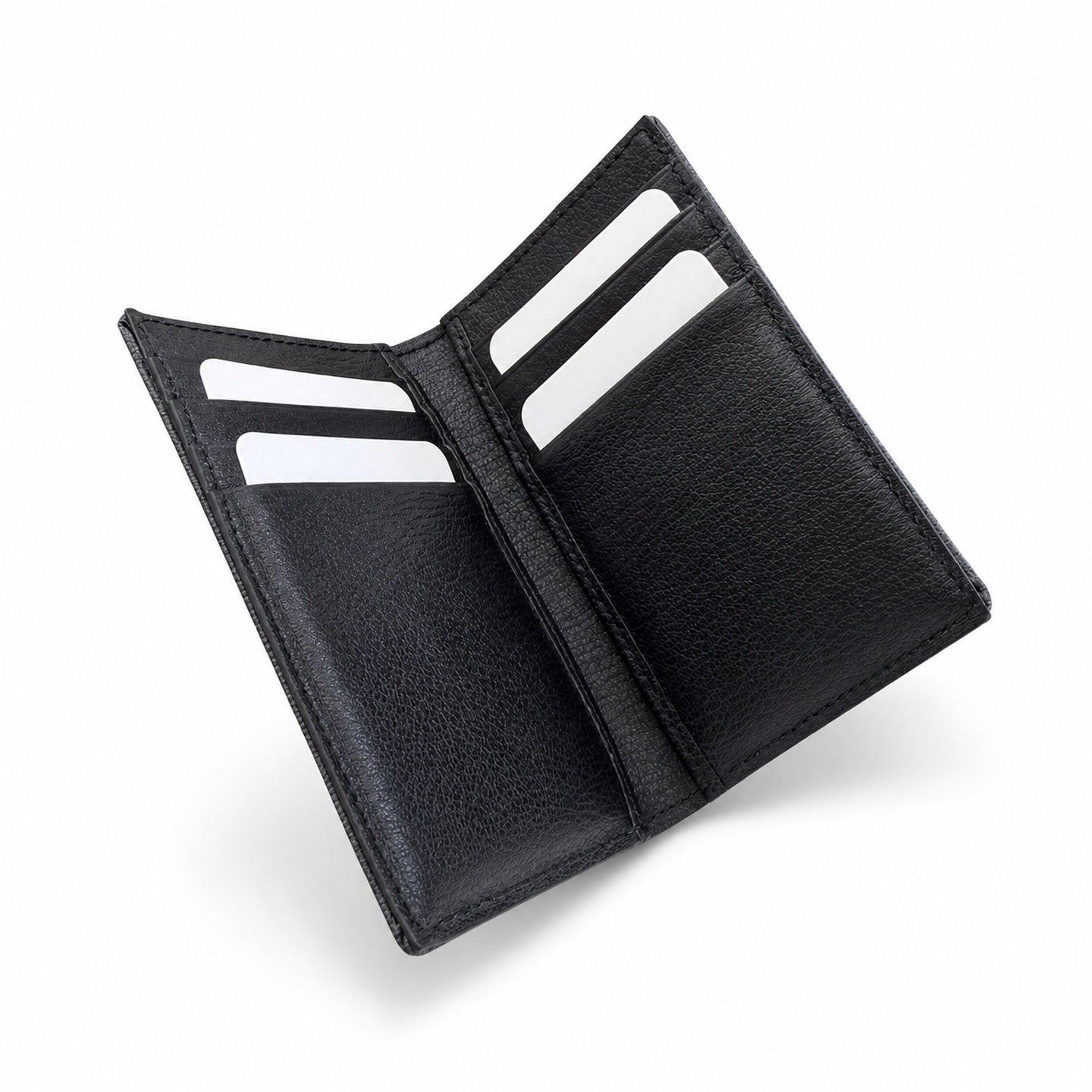 Gucci Canvas Leather Black Silver Card Holder