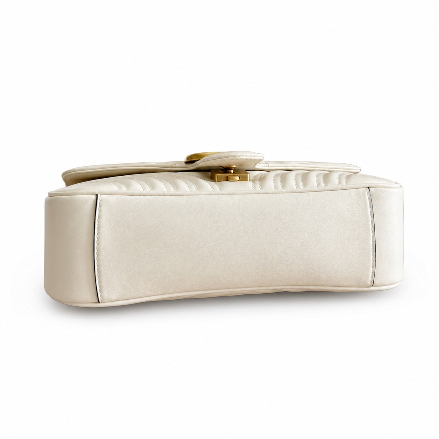 Gucci GG Marmont Leather White Handbag
