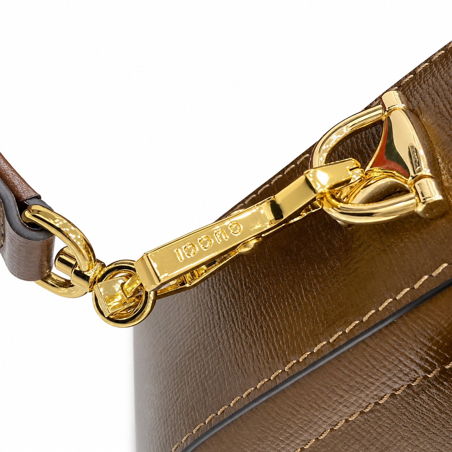 Gucci Horsebit 1955 Supreme Small Cotton Leather Beige Brown Red Green Gold Belt