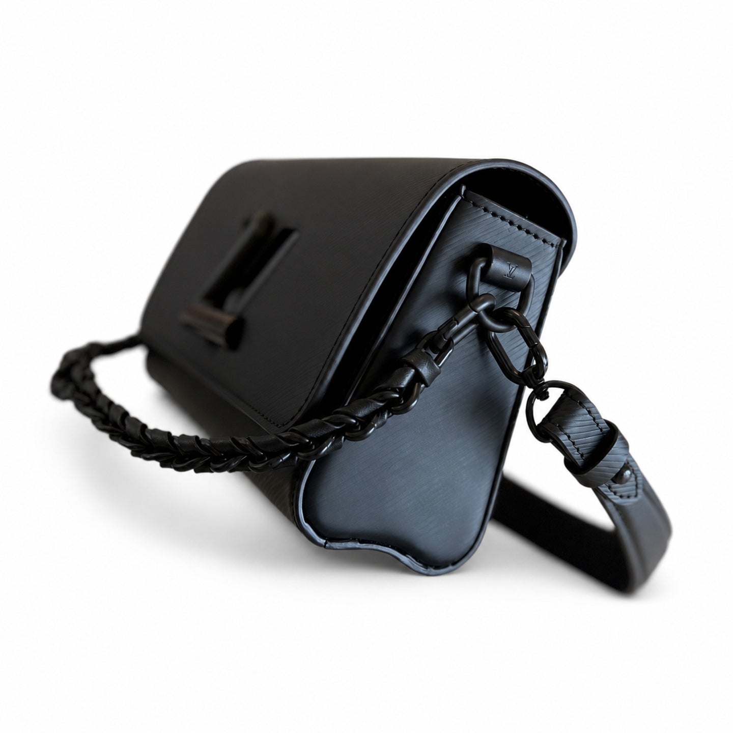 Louis Vuitton Twist Leather Black Handbag