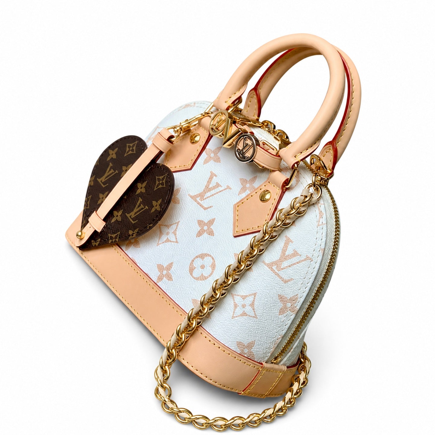 Louis Vuitton Alma Mini White Handbag