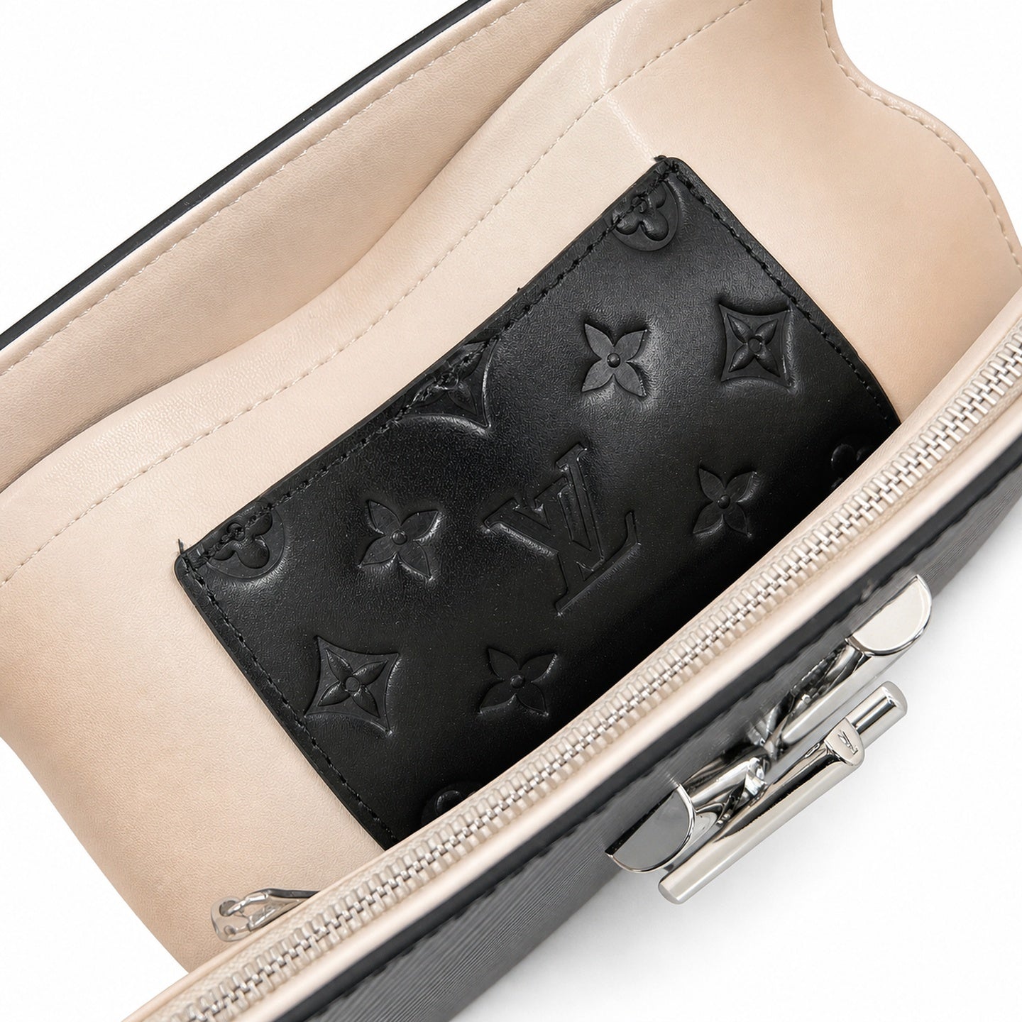 Louis Vuitton Twist Medium Leather Black Handbag