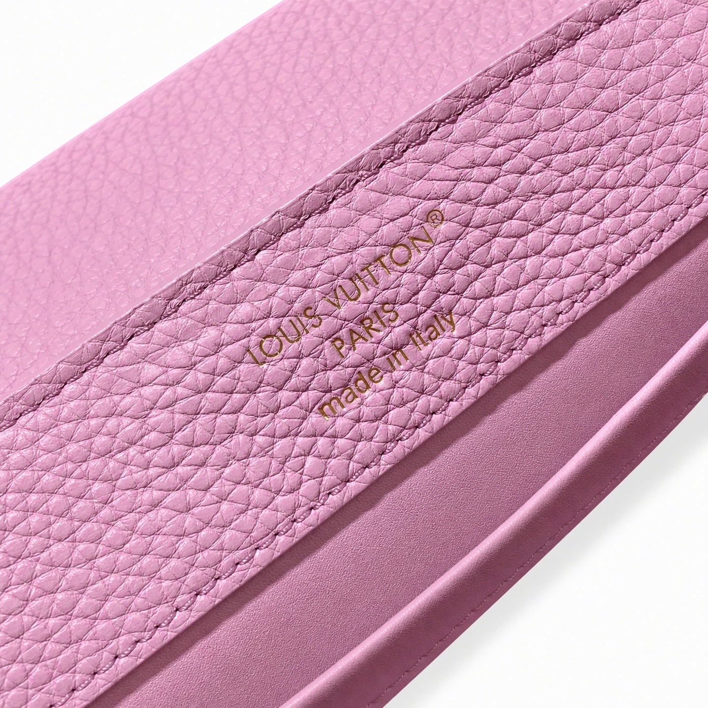 Louis Vuitton Capucines Mini Leather Purple Handbag