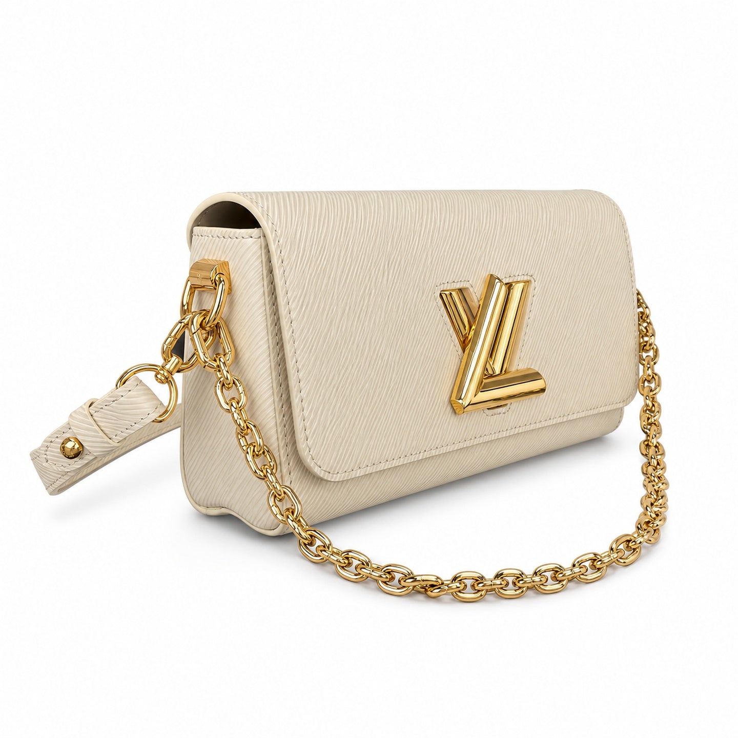 Louis Vuitton Twist Leather White Handbag