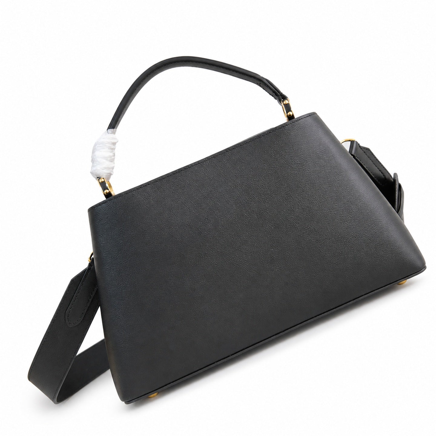 Louis Vuitton Capucines Medium Suede Leather Black Brown Handbag
