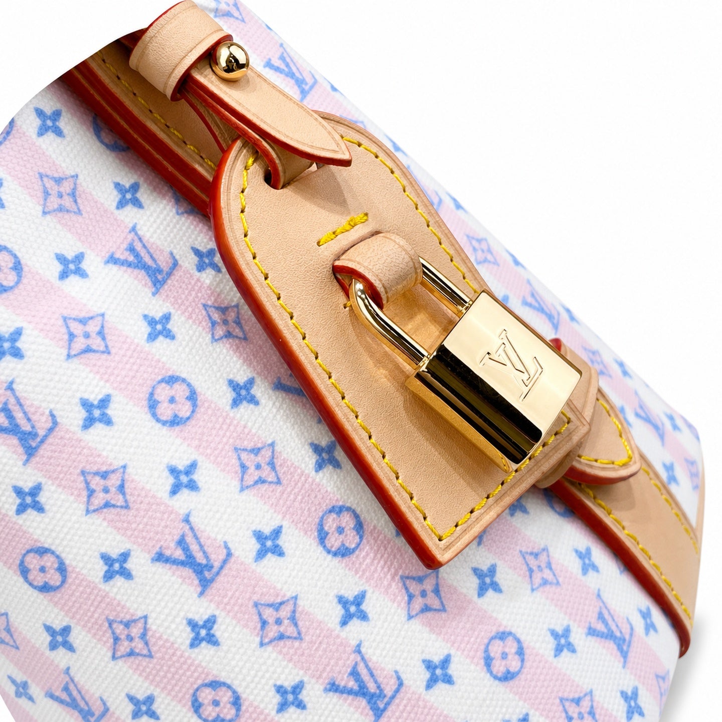Louis Vuitton All In Mini Canvas Leather Pink Handbag
