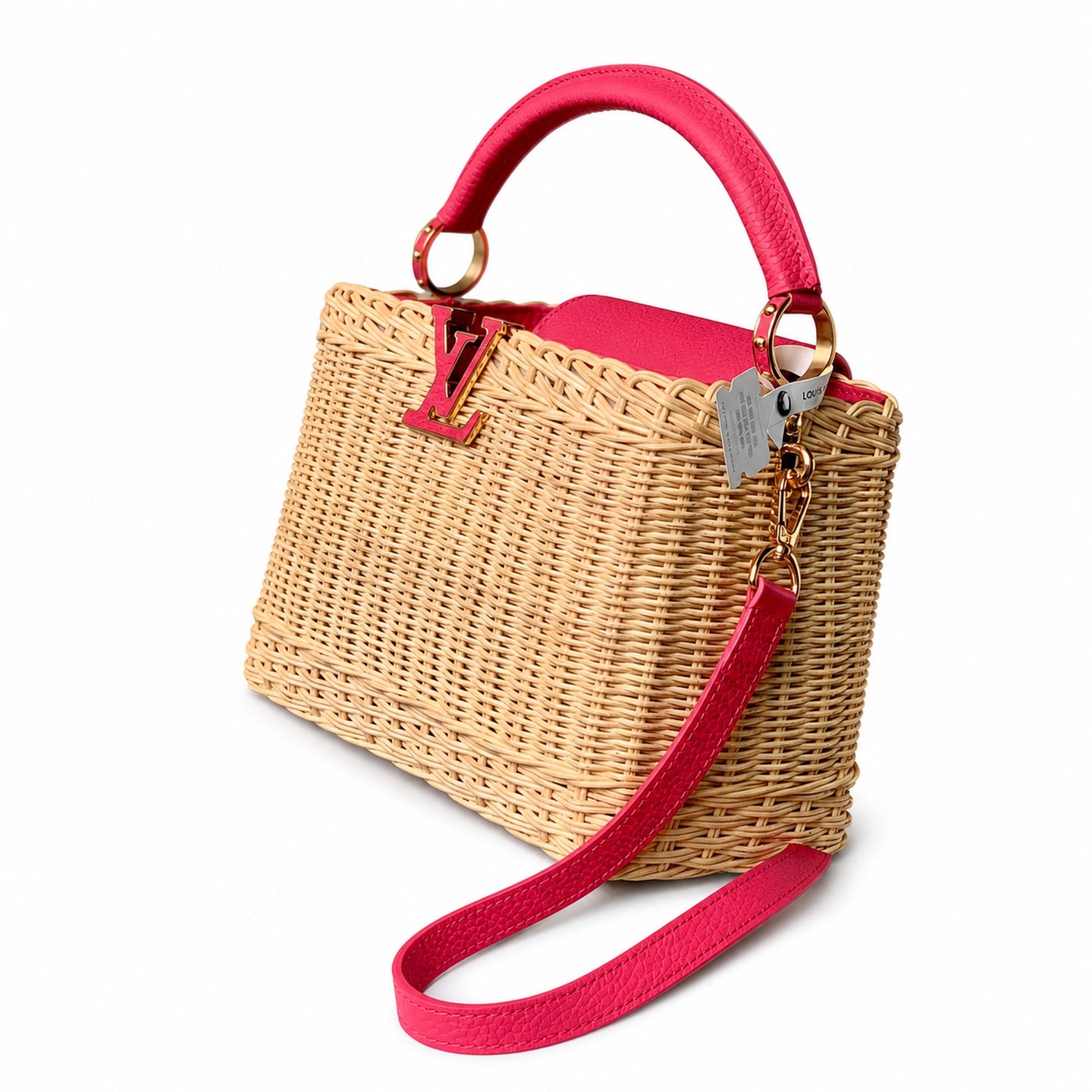 Louis Vuitton Capucines Small Red Handbag