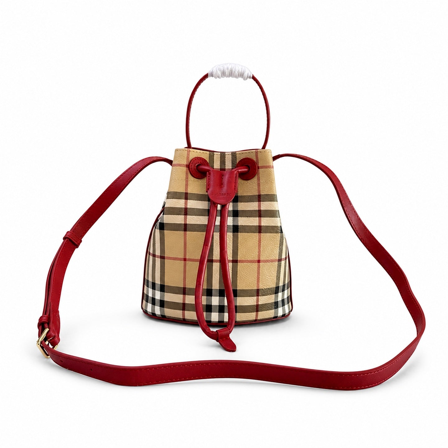 Burberry Mini Cotton Check Bag