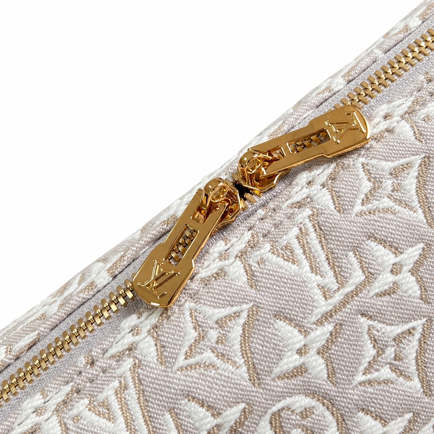 Louis Vuitton Speedy Embroidered Canvas Jacquard Leather Handbag