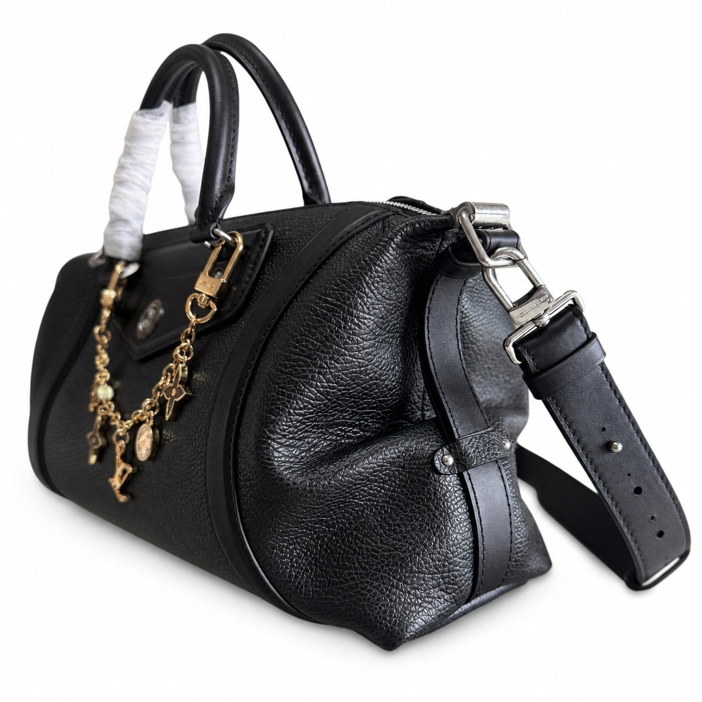 Louis Vuitton Medium Leather Black Handbag