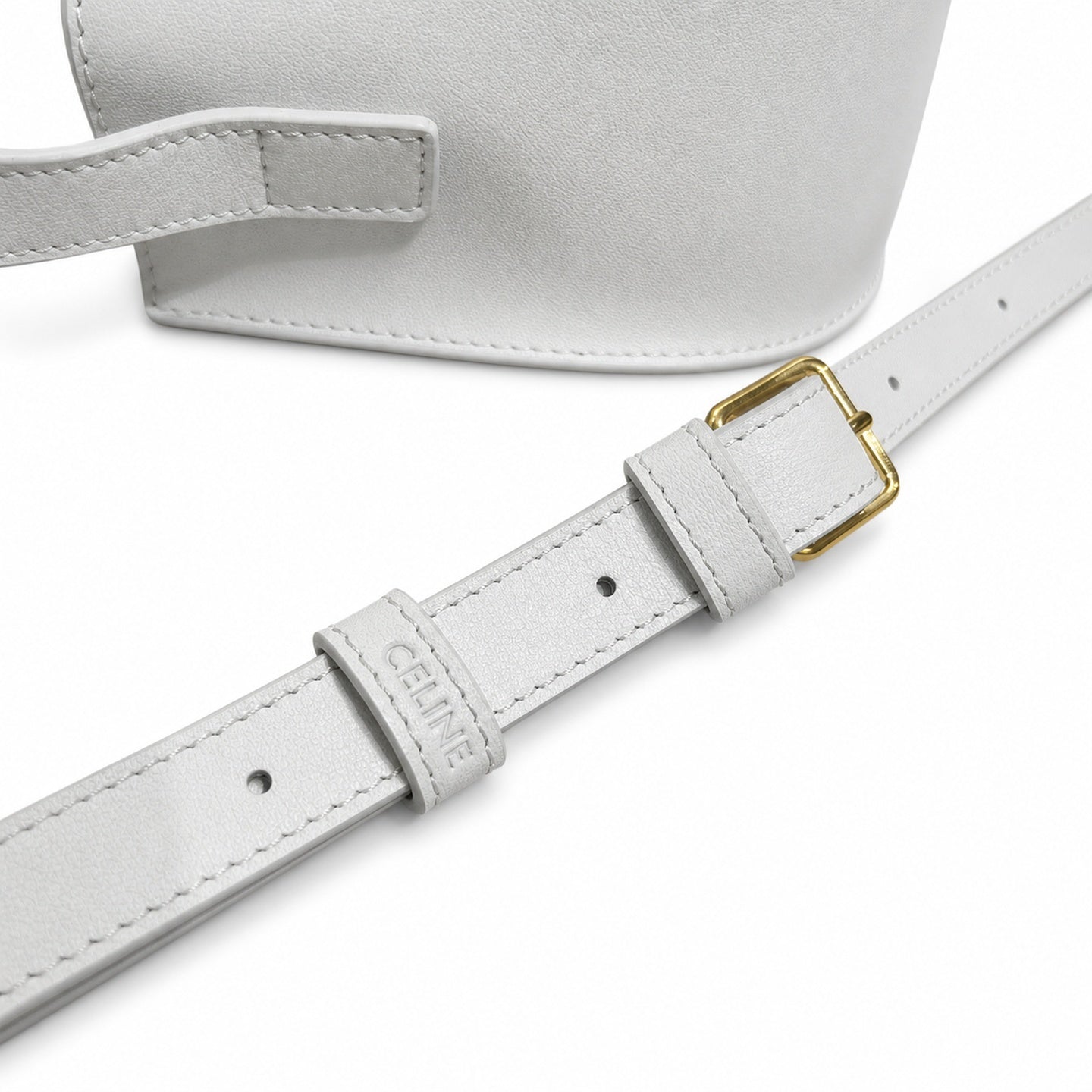 Celine Triomphe Suede Leather Handbag