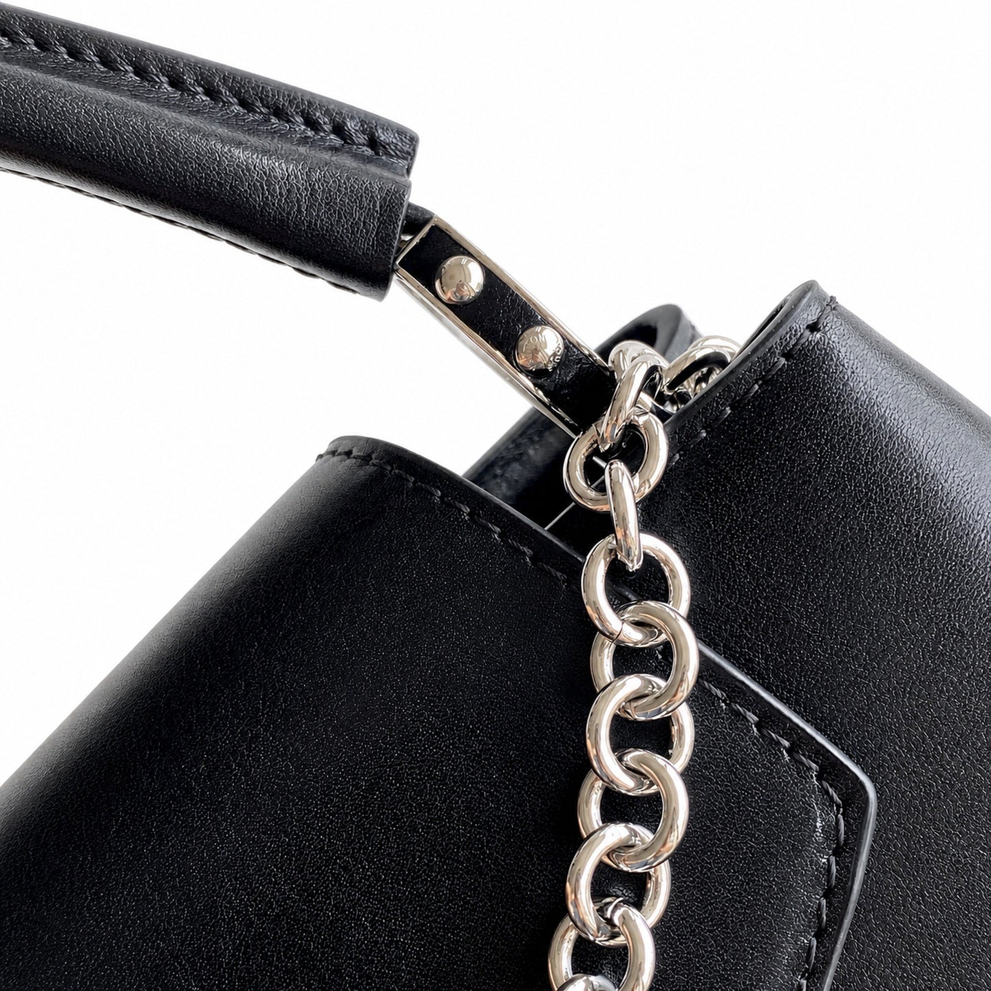 Louis Vuitton Leather Black Handbag