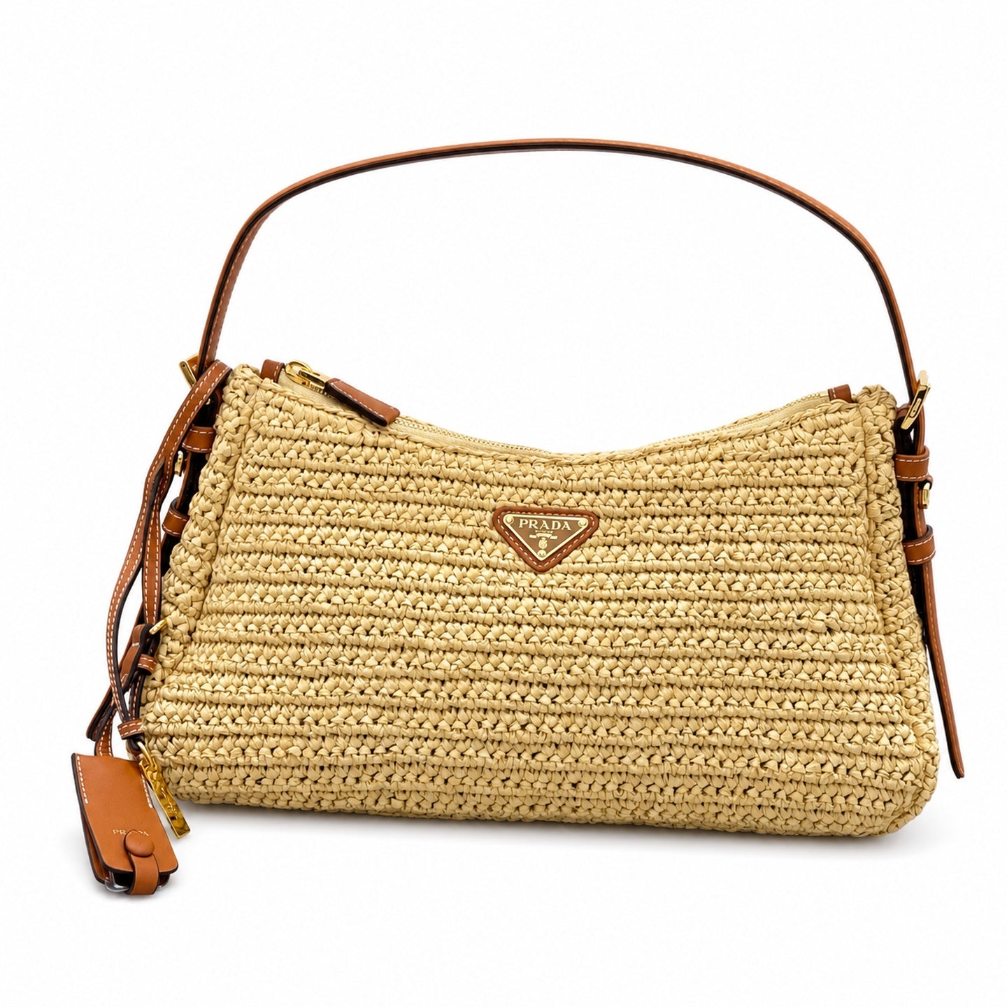 Prada Aimee Medium Leather Shoulder Bag