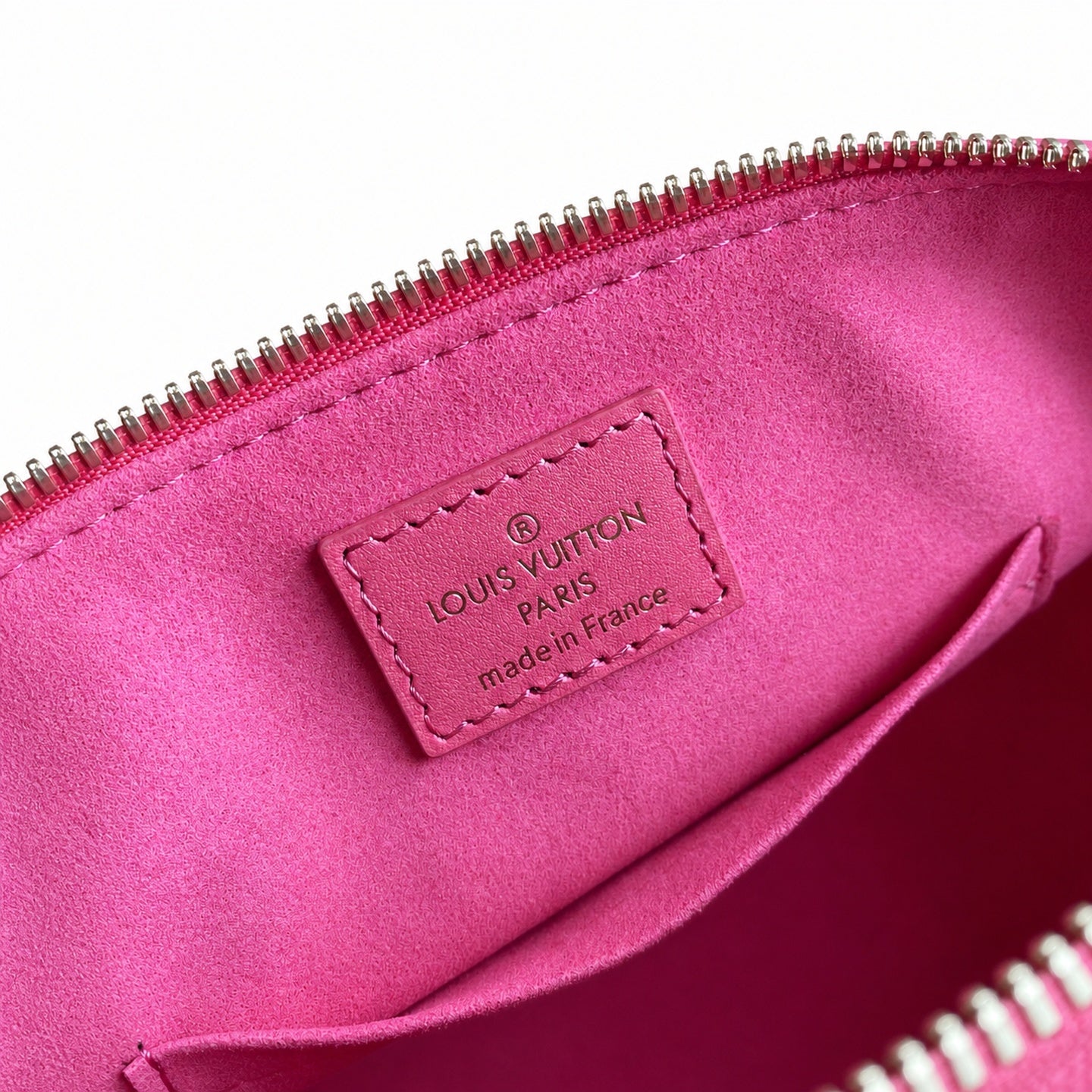 Louis Vuitton Alma Embroidered Leather Red Handbag