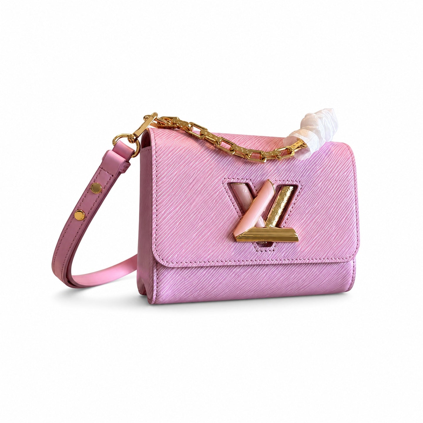 Louis Vuitton Twist Small Leather Pink Handbag