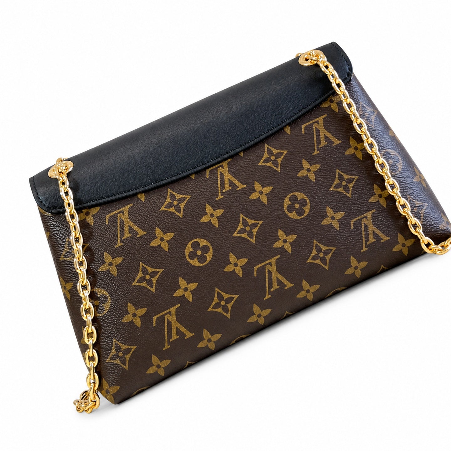 Louis Vuitton Madeleine Canvas Leather Gold Handbag