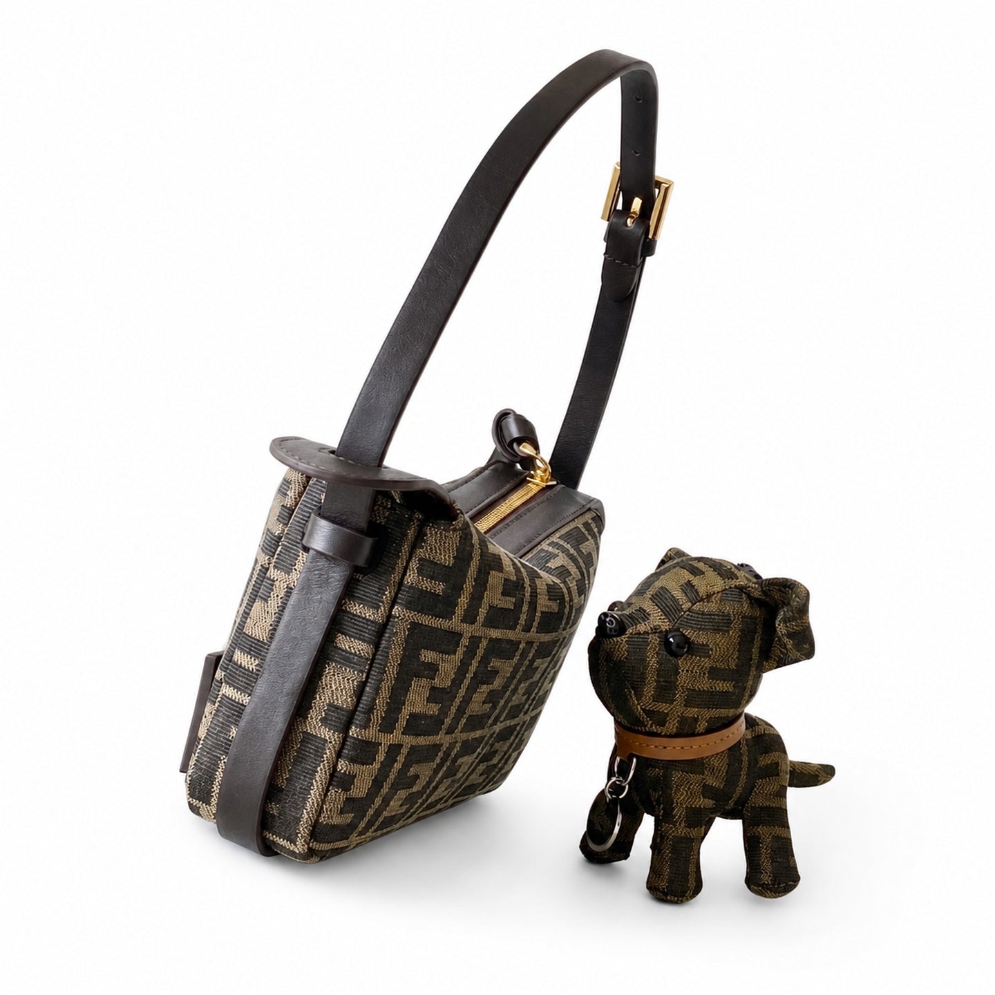 Fendi Simply Small Brown Handbag