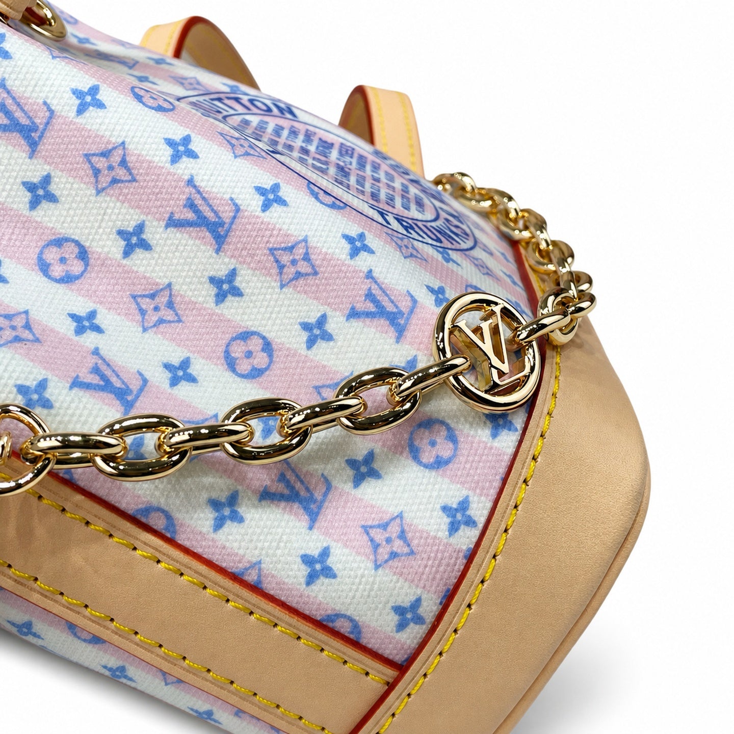 Louis Vuitton Noe Canvas Leather Pink Handbag