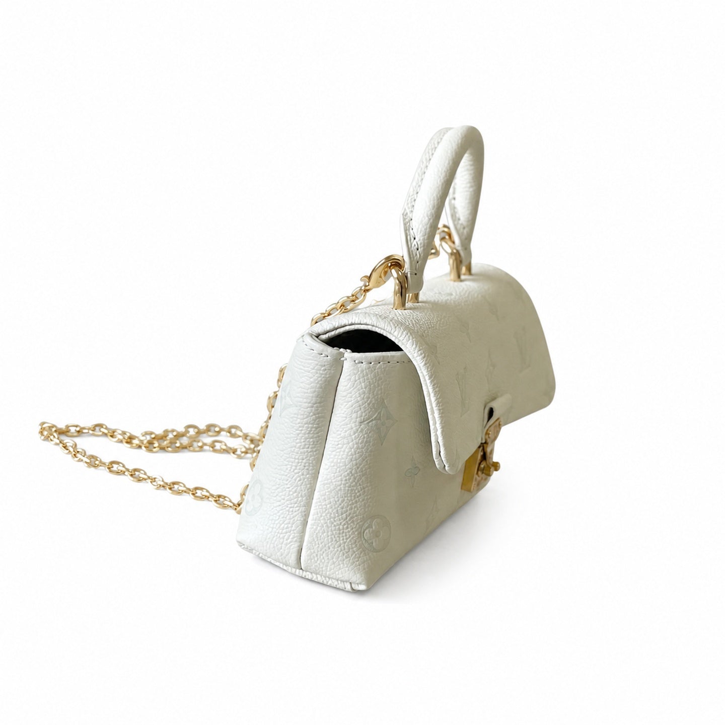 Louis Vuitton Madeleine Leather Green Handbag