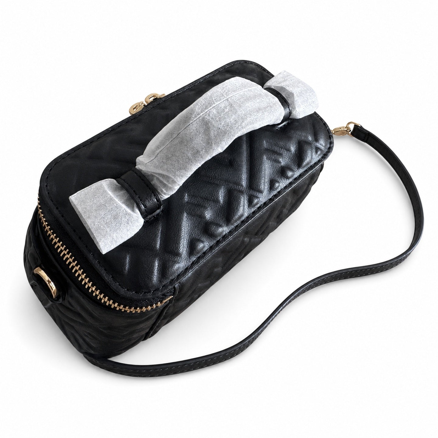 Fendi Mini Leather Black Vanity Bag