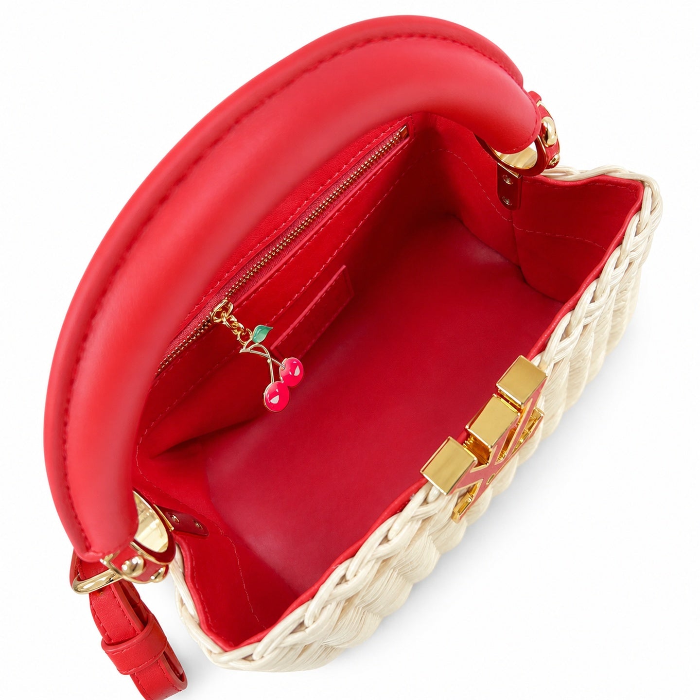 Louis Vuitton Capucines Takashi Murakami Mini Red Handbag