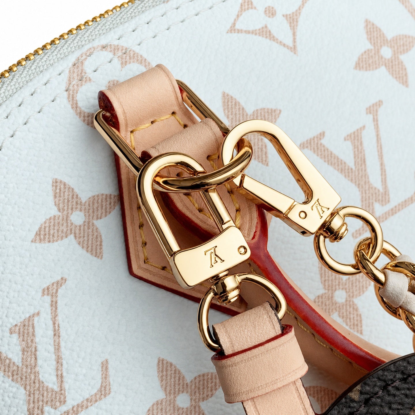 Louis Vuitton Alma Mini White Handbag