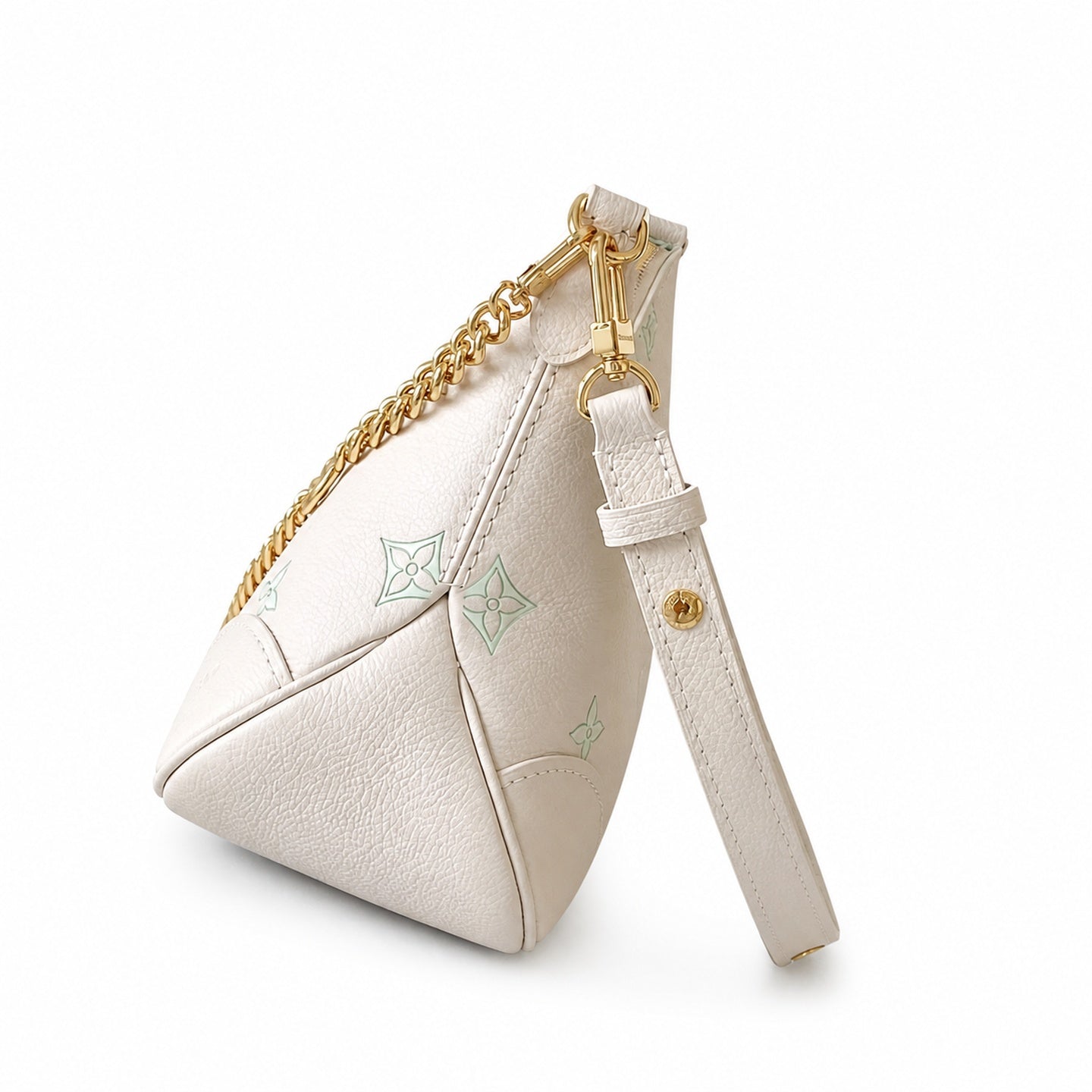 Louis Vuitton Boulogne Leather Green Handbag