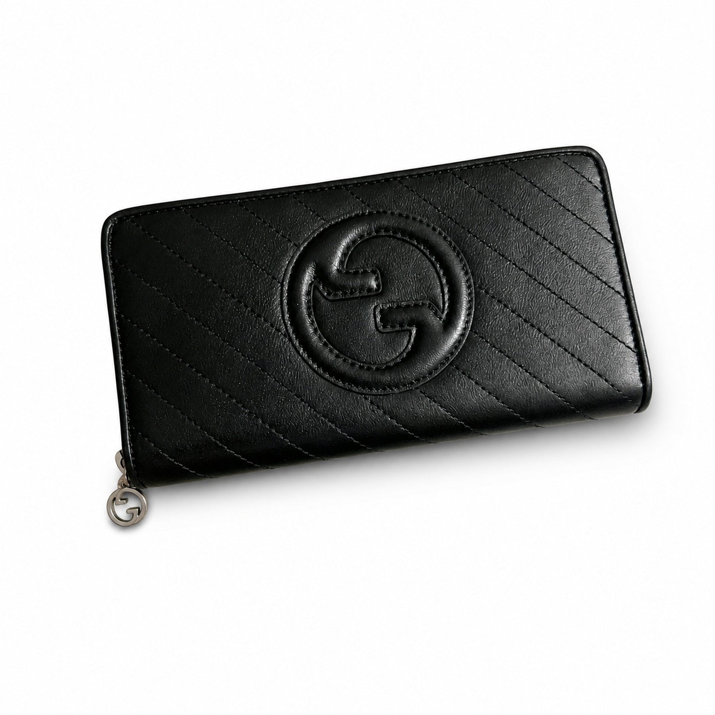 Gucci Blondie Leather Black Wallet