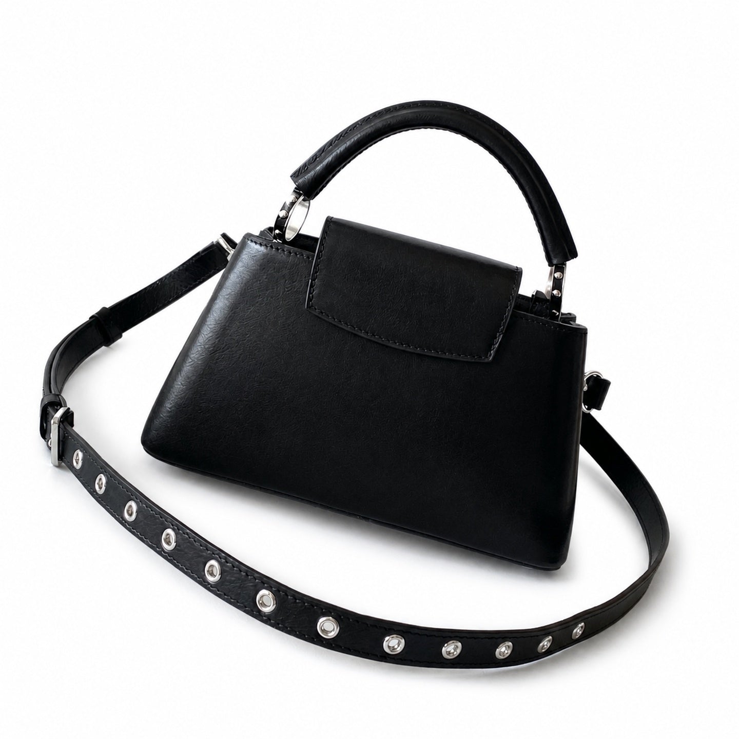 Louis Vuitton Leather Black Handbag