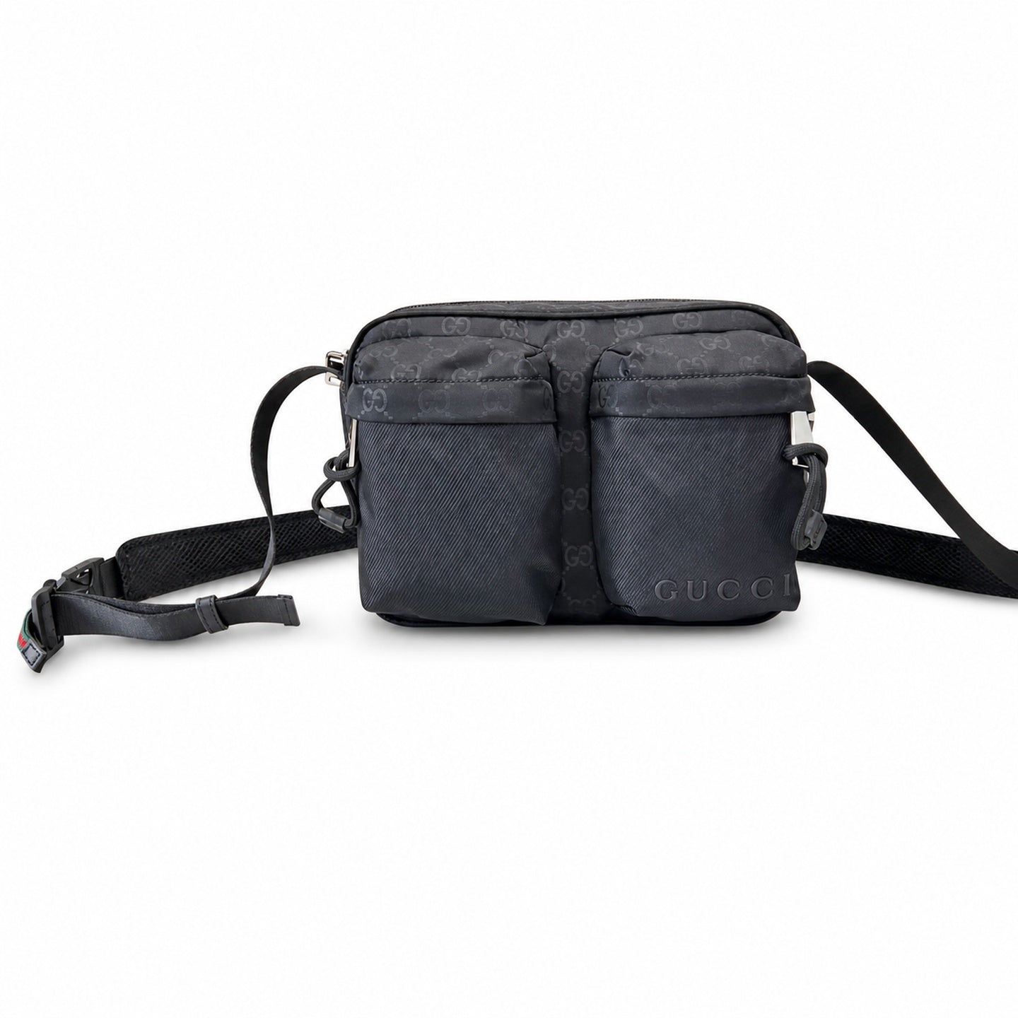 Gucci Small Nylon Black Crossbody Bag