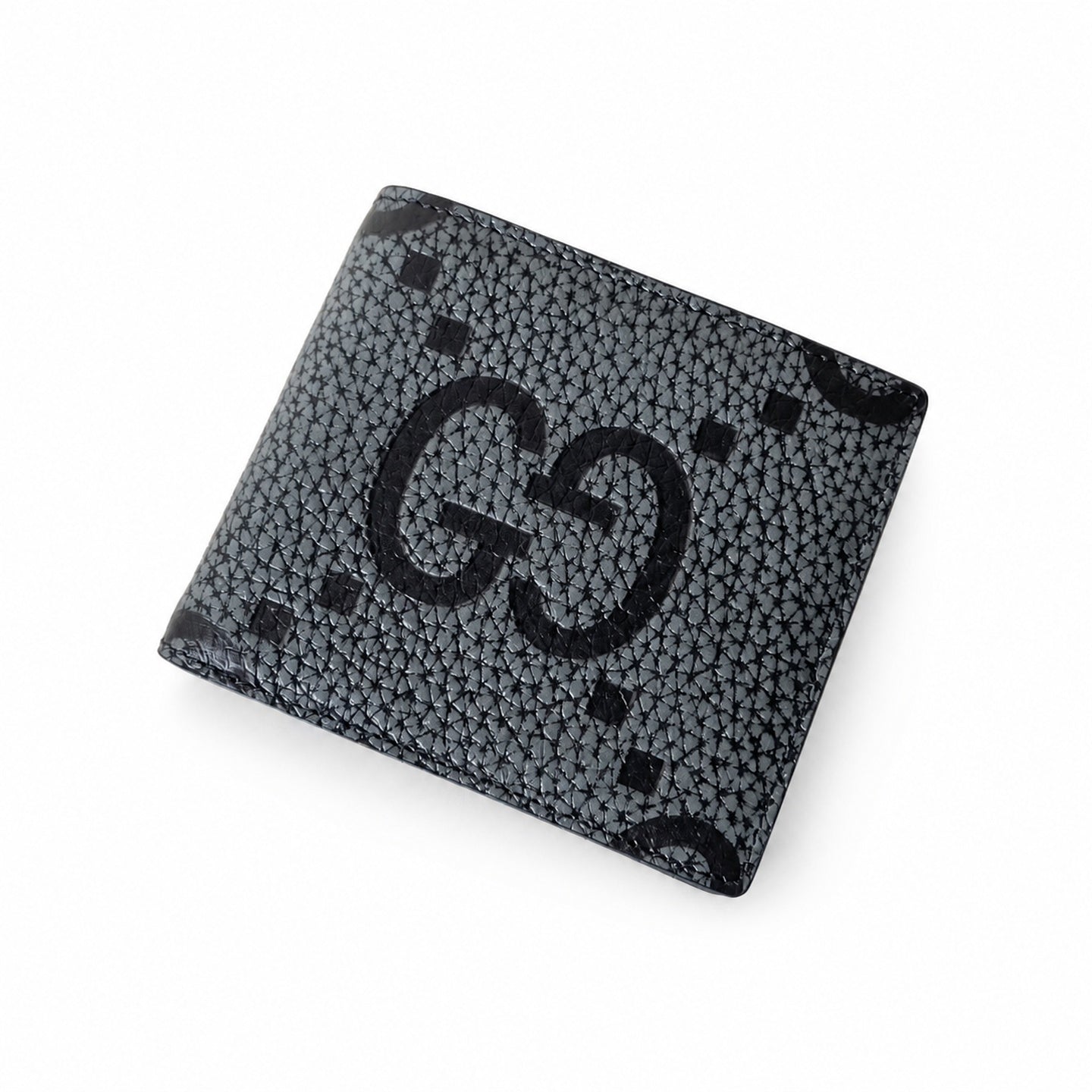 Gucci Leather Black Gray Charm
