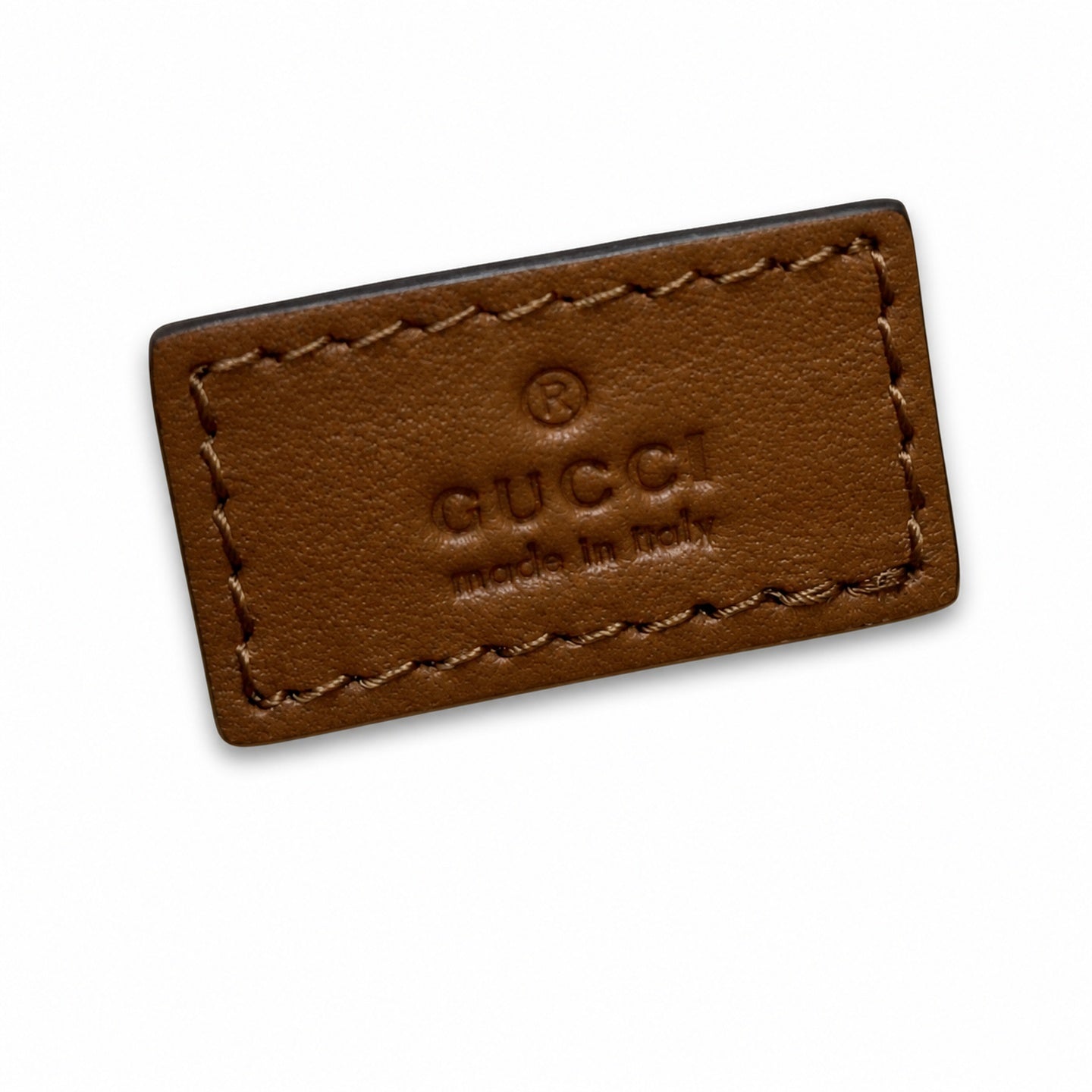Gucci Suede Leather Brown Gold Bag