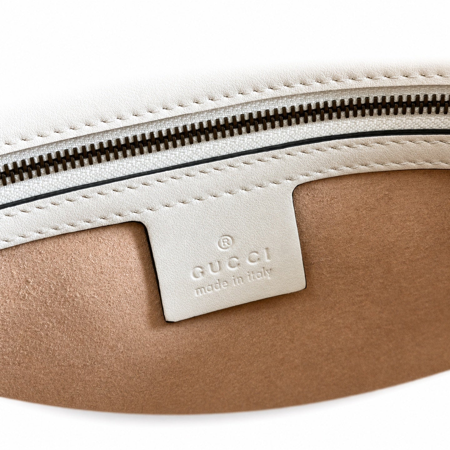 Gucci GG Marmont Leather White Handbag
