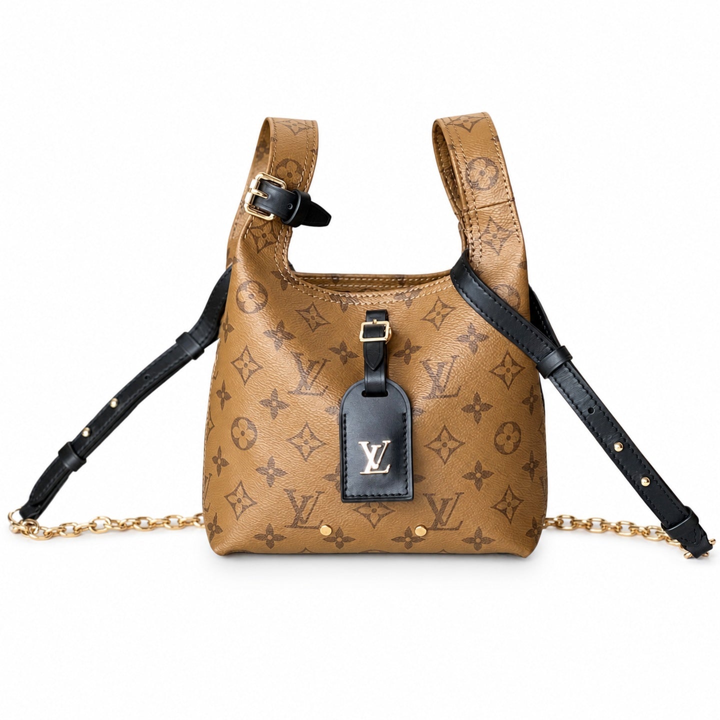 Louis Vuitton Atlantis Canvas Leather Yellow Handbag
