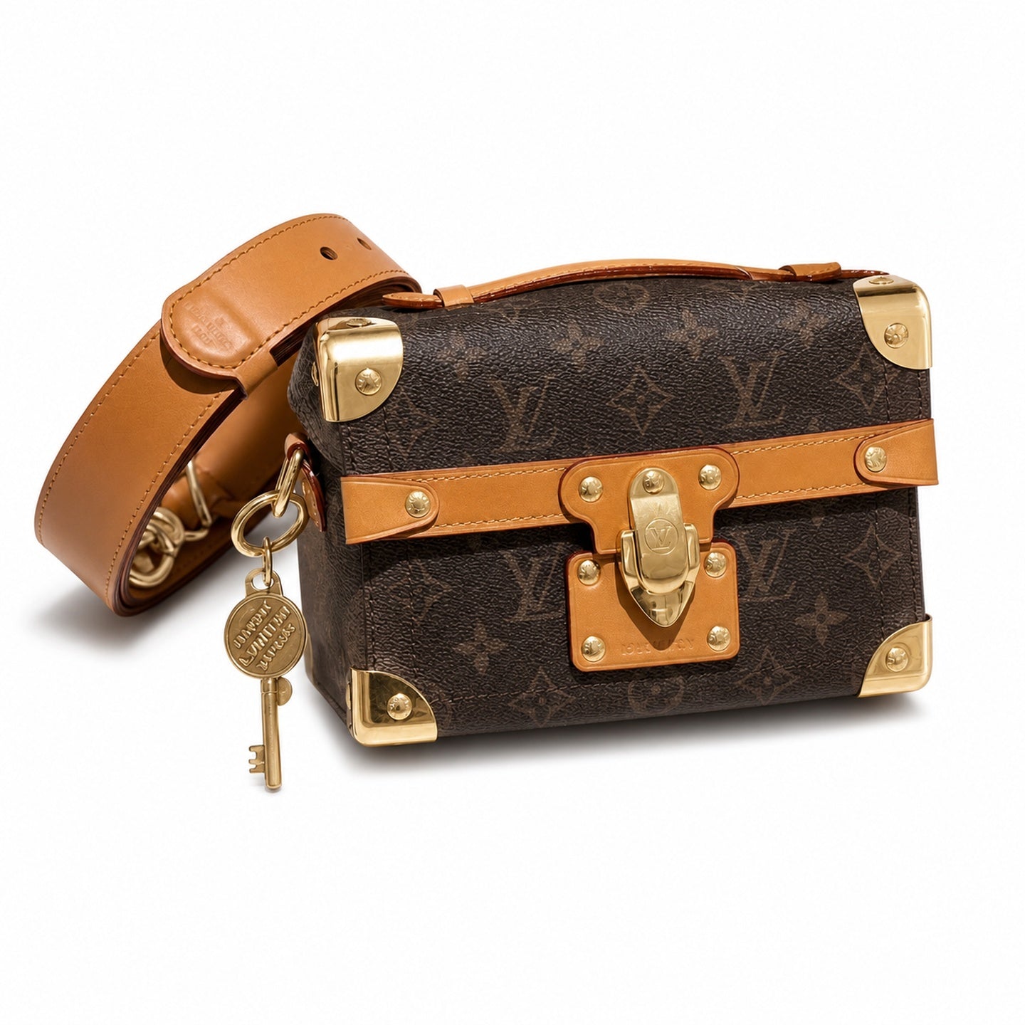 Louis Vuitton Canvas Leather Handbag